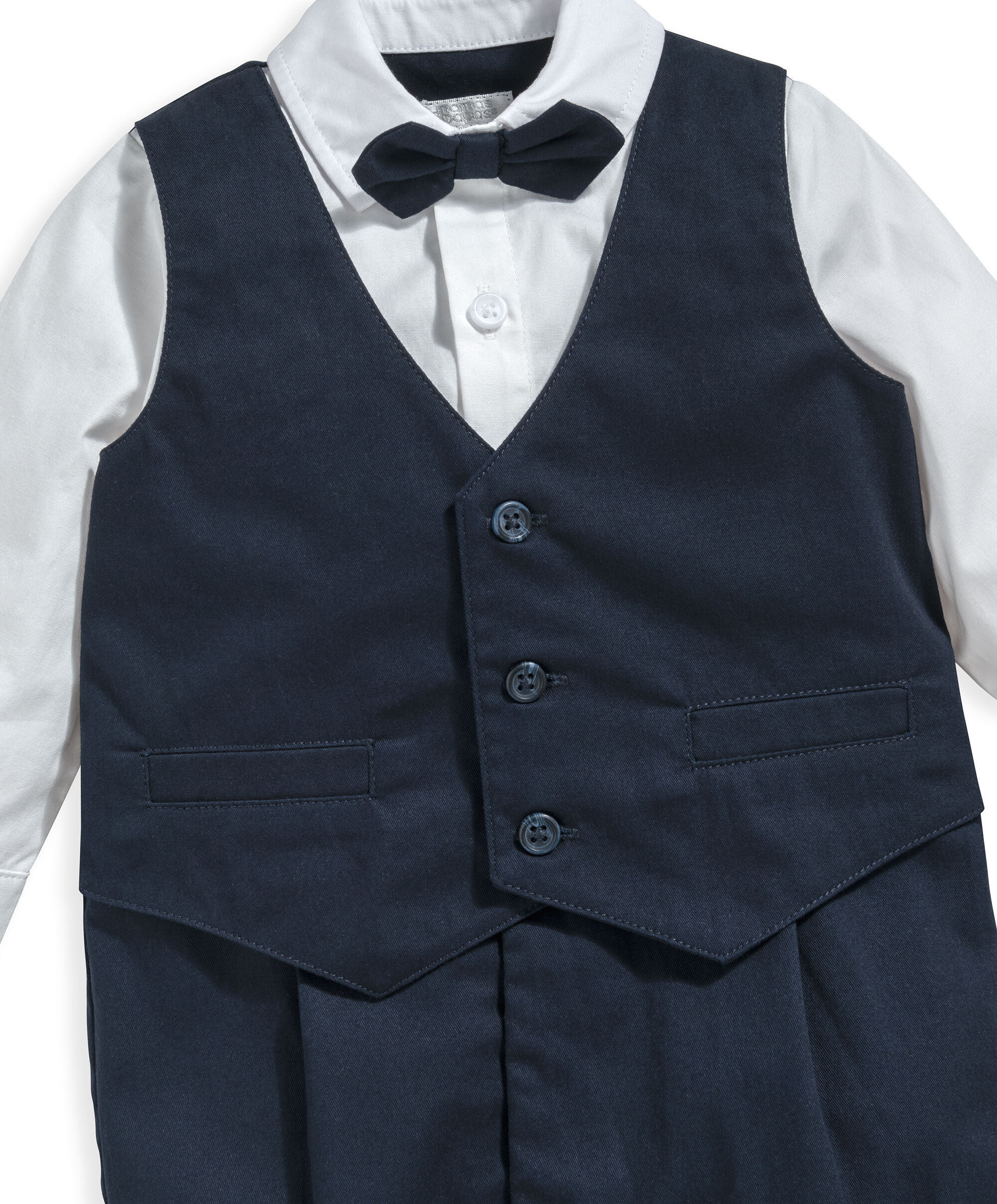 Blue Mock Suit Romper image number 5