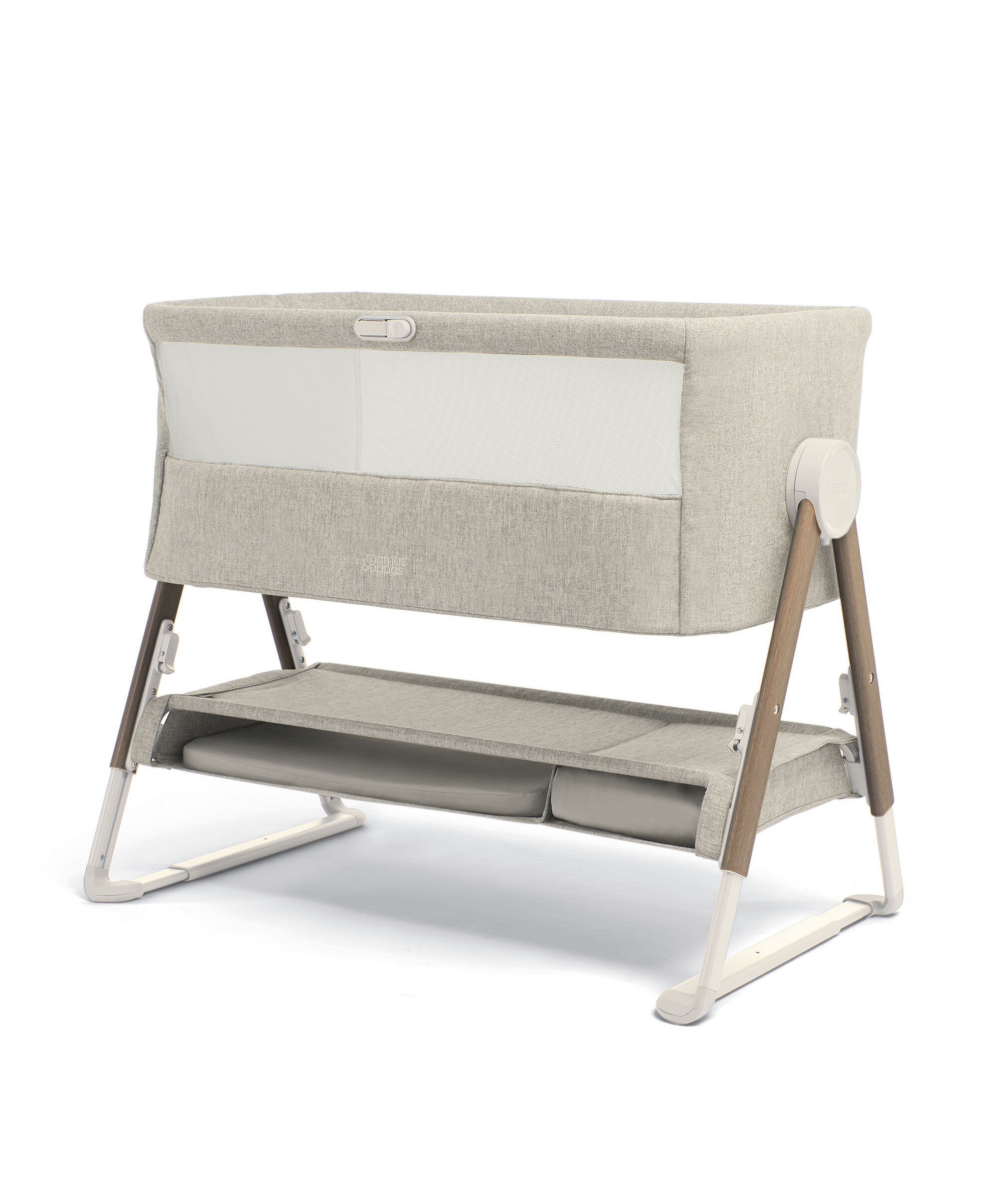 Lua Bedside Crib Beige image number 5