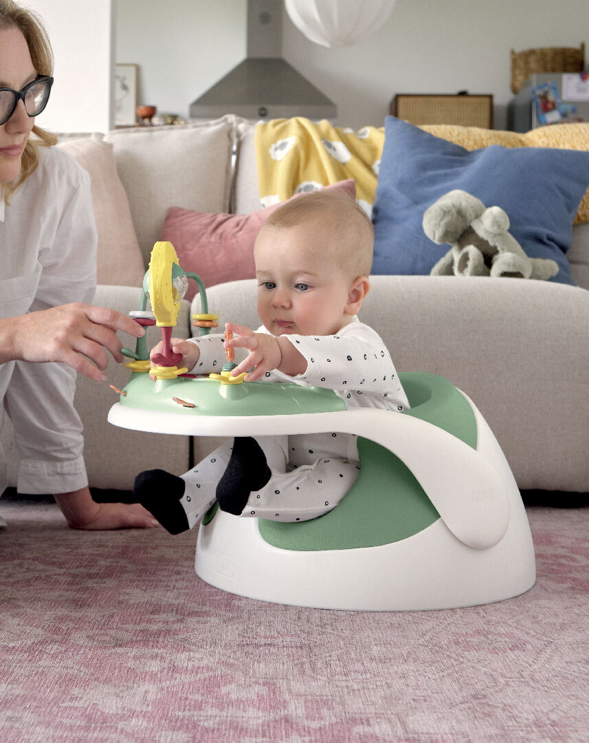 Baby Snug & Activity Tray - Eucalyptus image number 2