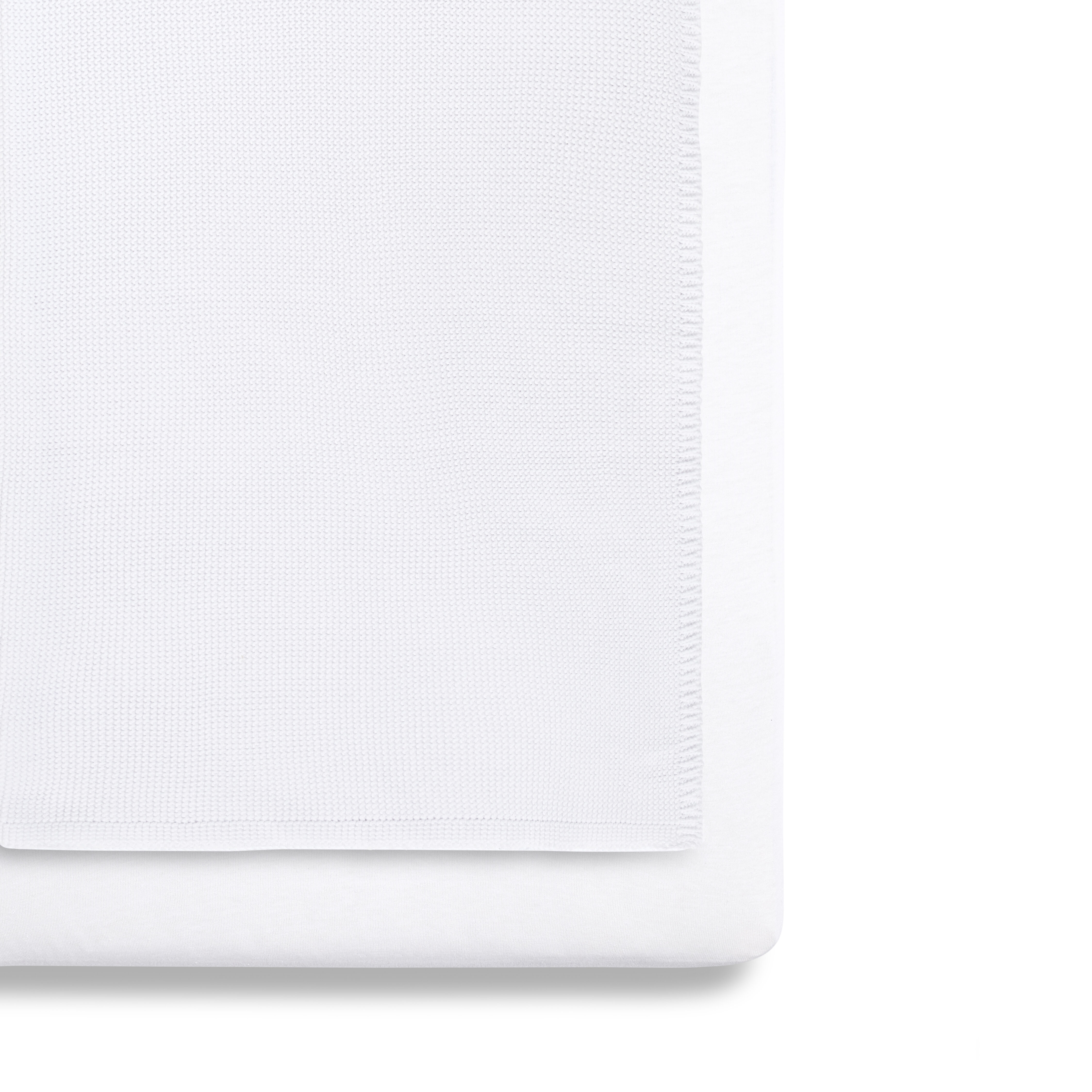 Snuz 3pc Crib Bedding Set &ndash; White image number 3