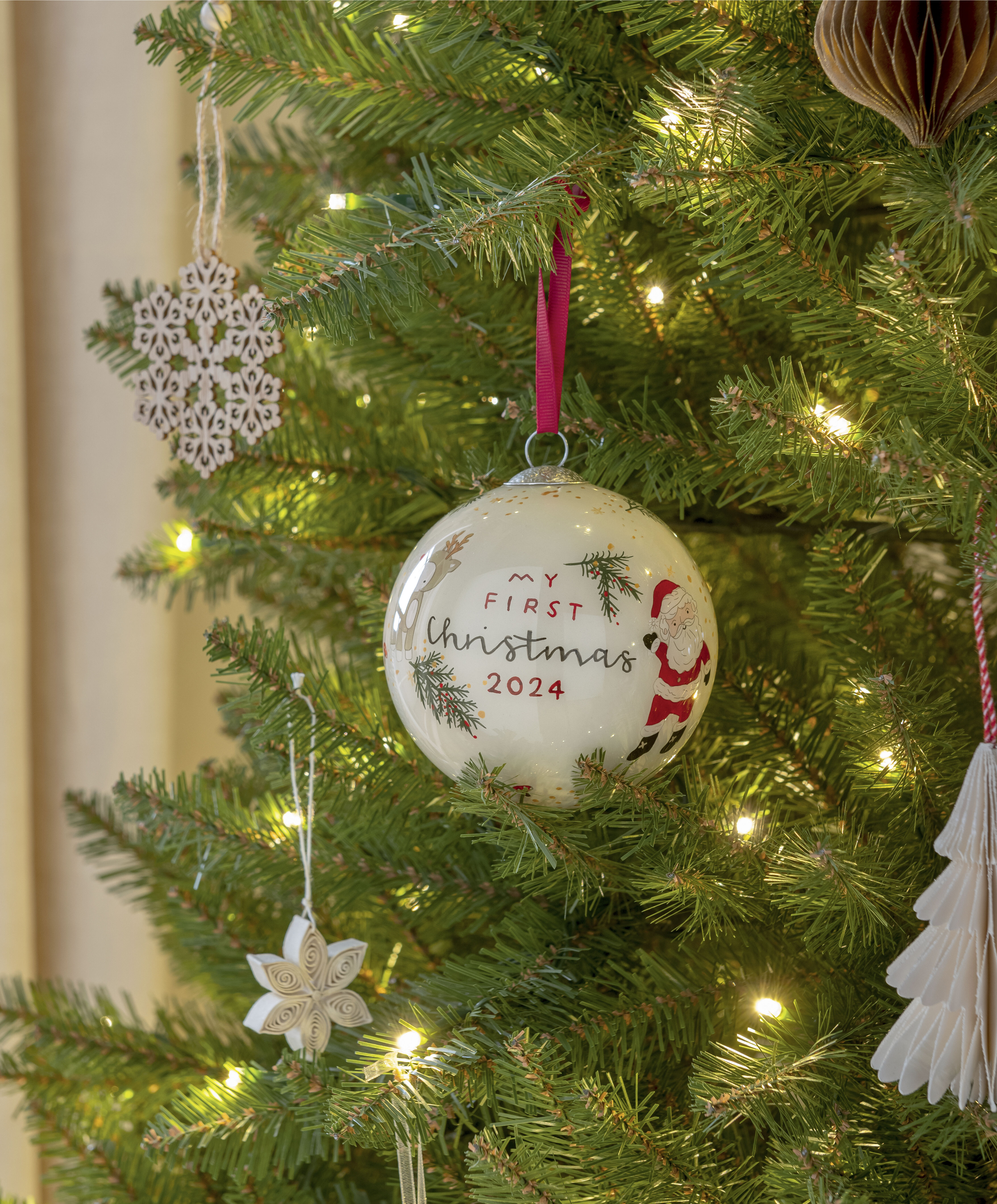 My First Christmas Bauble 2024 - Neutral image number 1