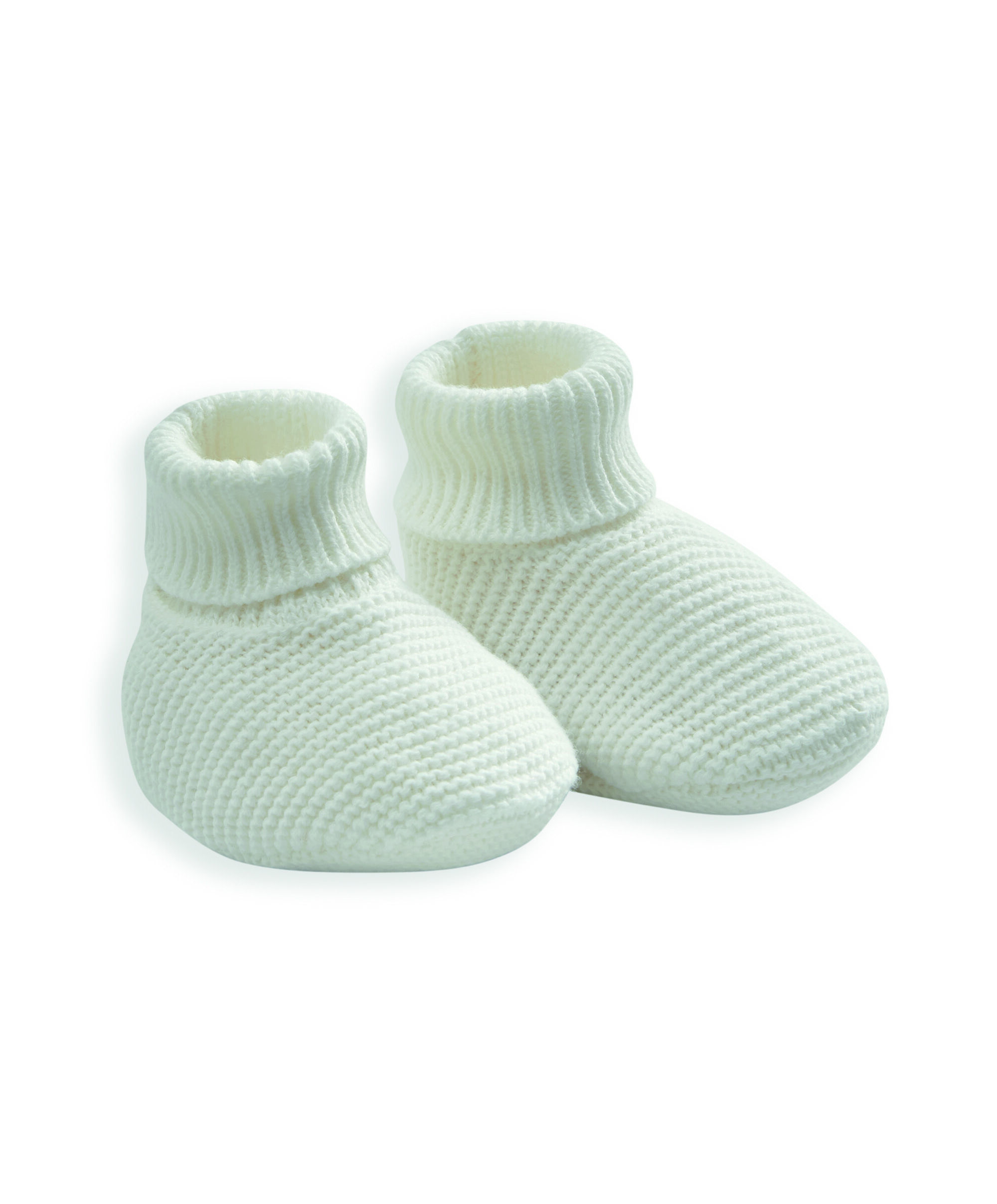 2 piece Fine Knit Hat & Booties Set image number 5