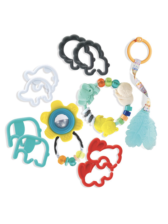 Infantino Teether & Rattles Baby Gift Set image number 1