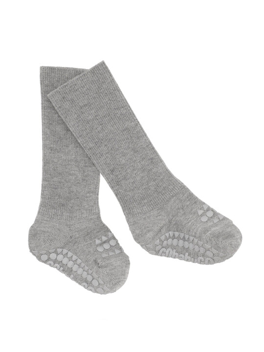 Non-slip Socks Bamboo - Grey Melange image number 2