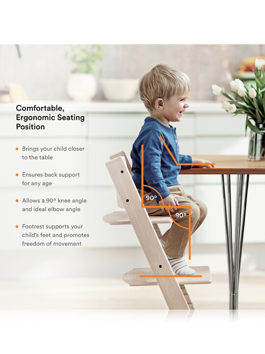 Stokke Tripp Trapp Chair with Free Baby Set - Hazy Grey image number 6