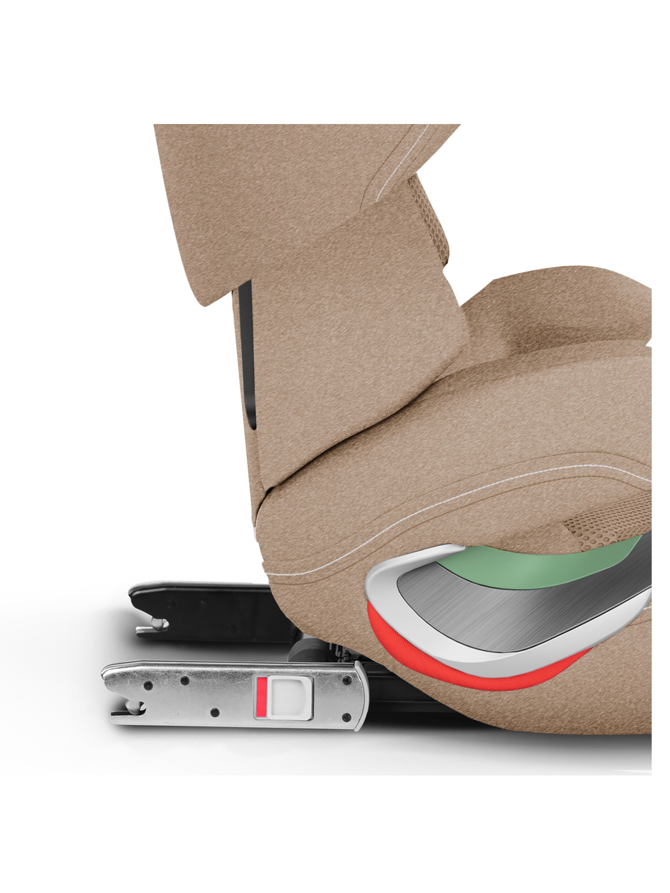 Cybex - Solution T i-Fix Plus/Cozy Beige image number 4