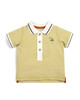 Short Sleeve Striped Polo Shirt image number 1