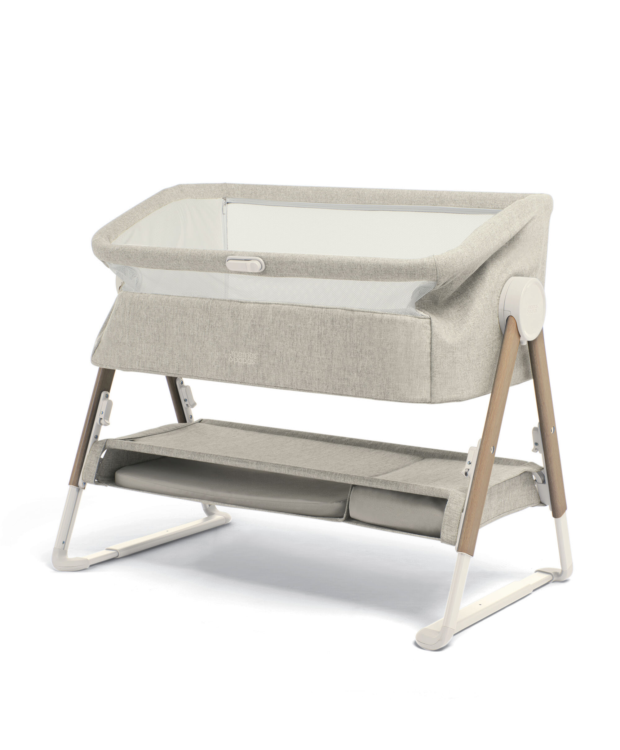 Lua Bedside Crib Beige image number 8