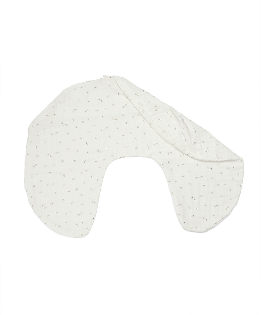 Pregnancy and Nursing Pillow Cover - Natural/Seed Print