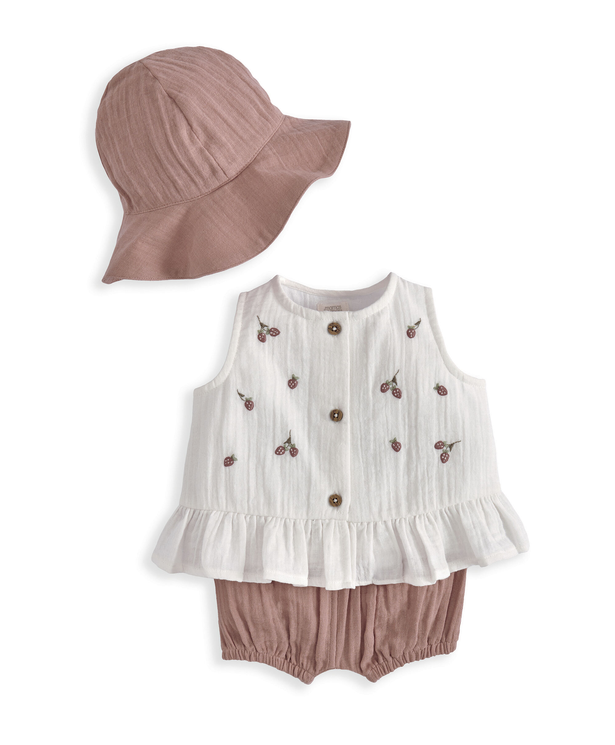 Peony Bloomers, Swing Top & Hat Outfit Set image number 2