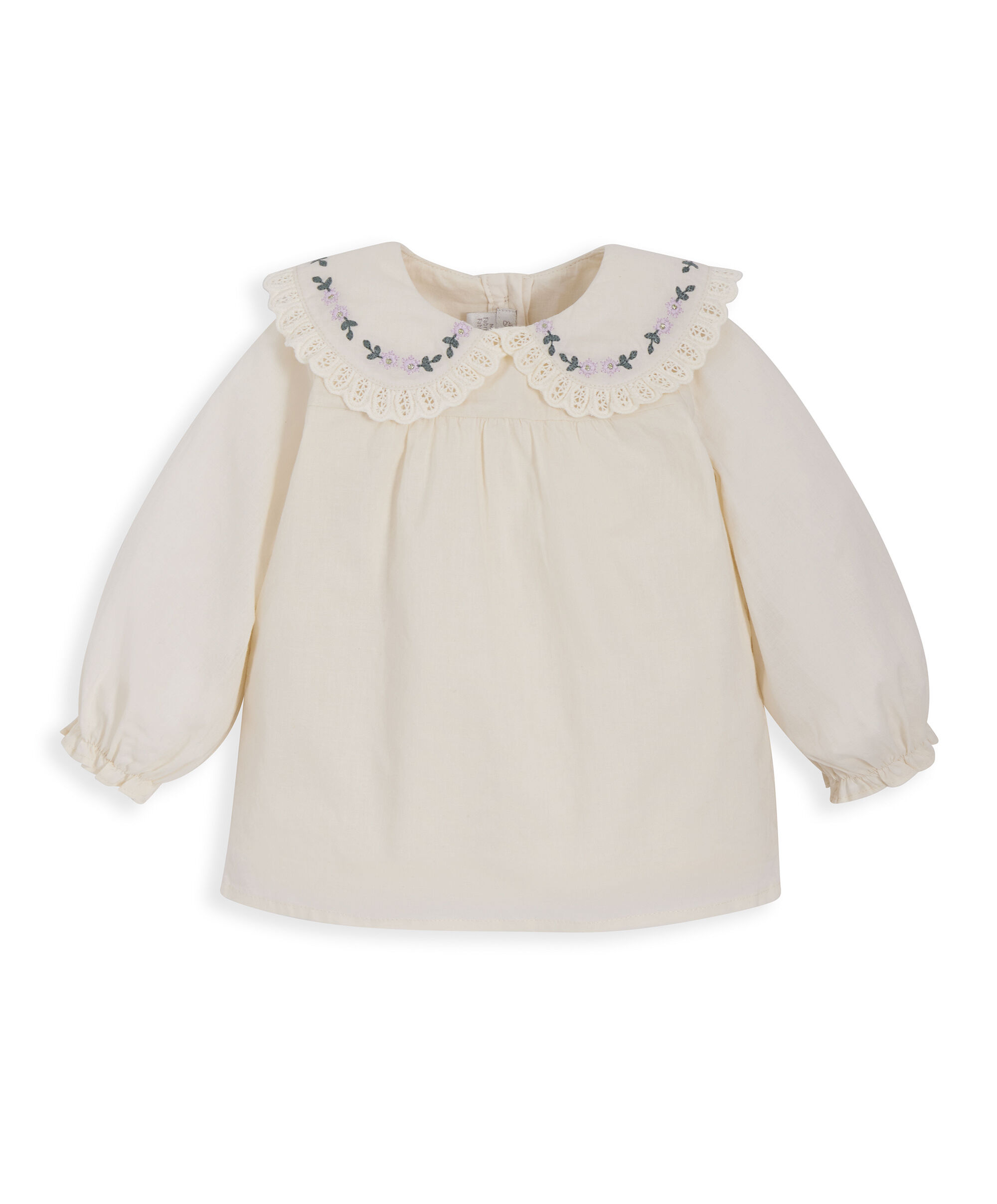 Embroidered Collar Blouse image number 1