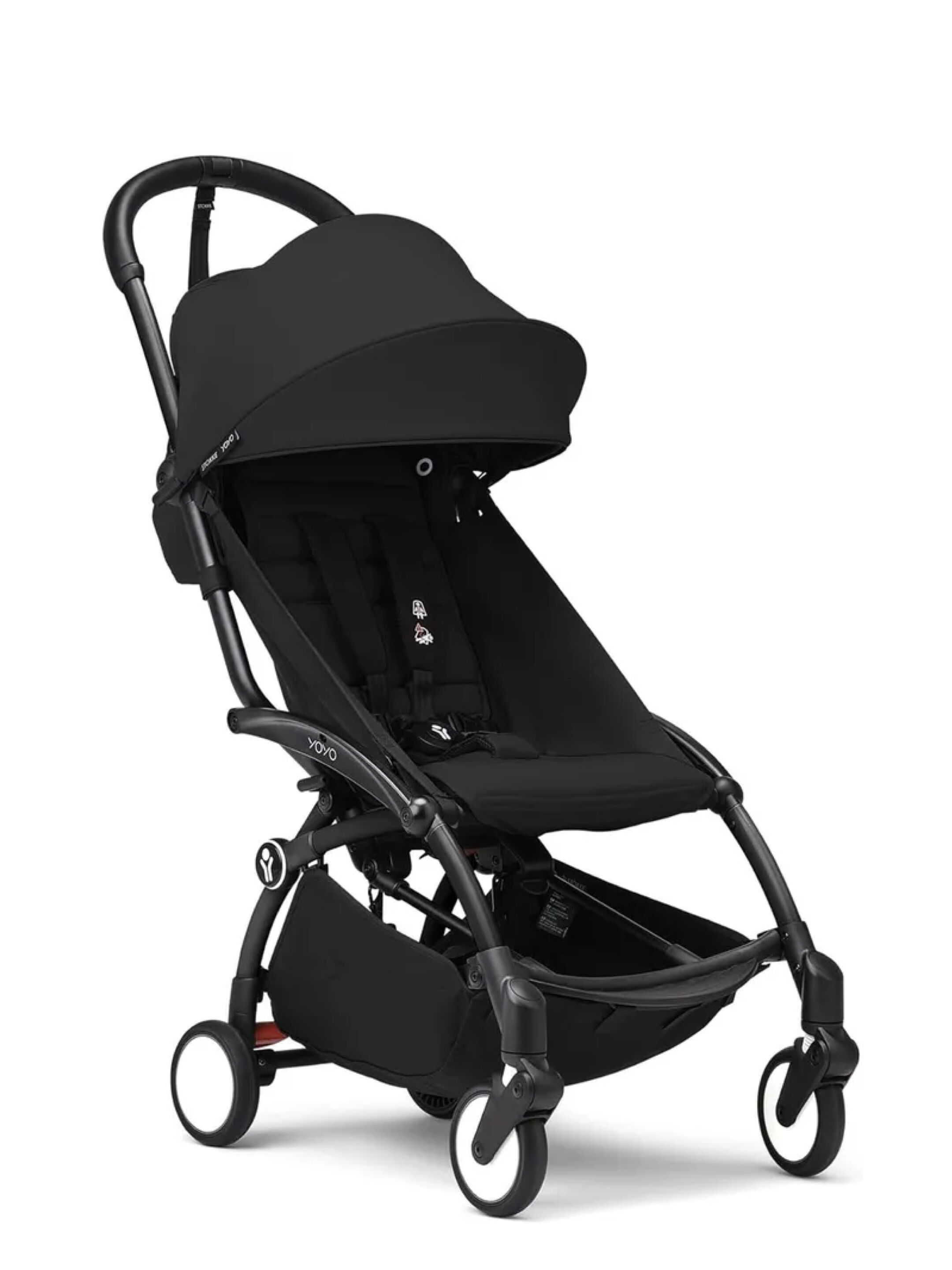 Stokke YOYO3 Black Frame with 6+ Color Pack Black (2 Pieces)