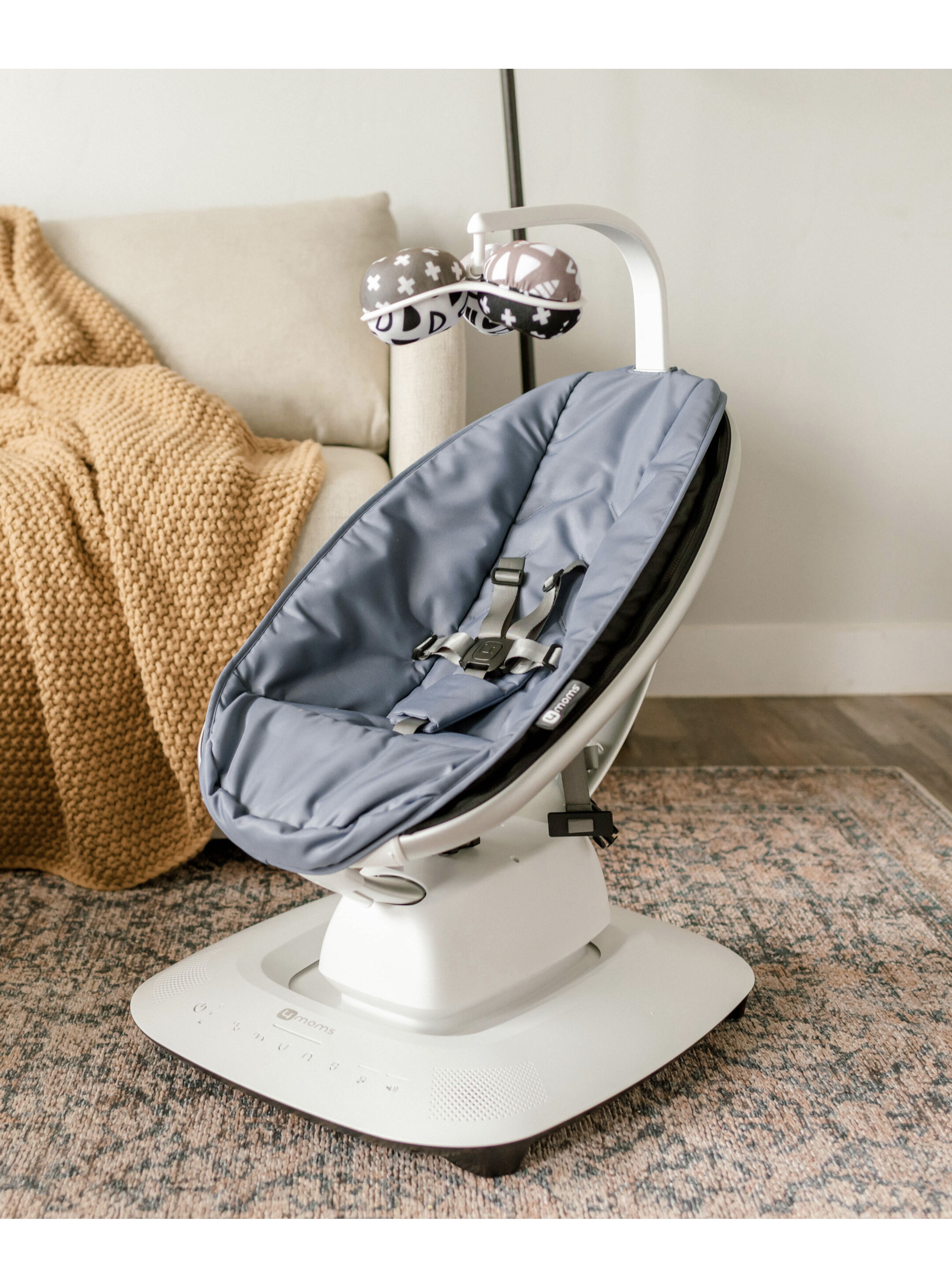 4Moms Mamaroo - Multi-Motion Baby Swing - Slate Blue image number 3
