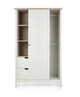 Harwell 4 Piece Cotbed with Dresser Changer, Wardrobe, and Premium Dual Core Mattress Set - White image number 20