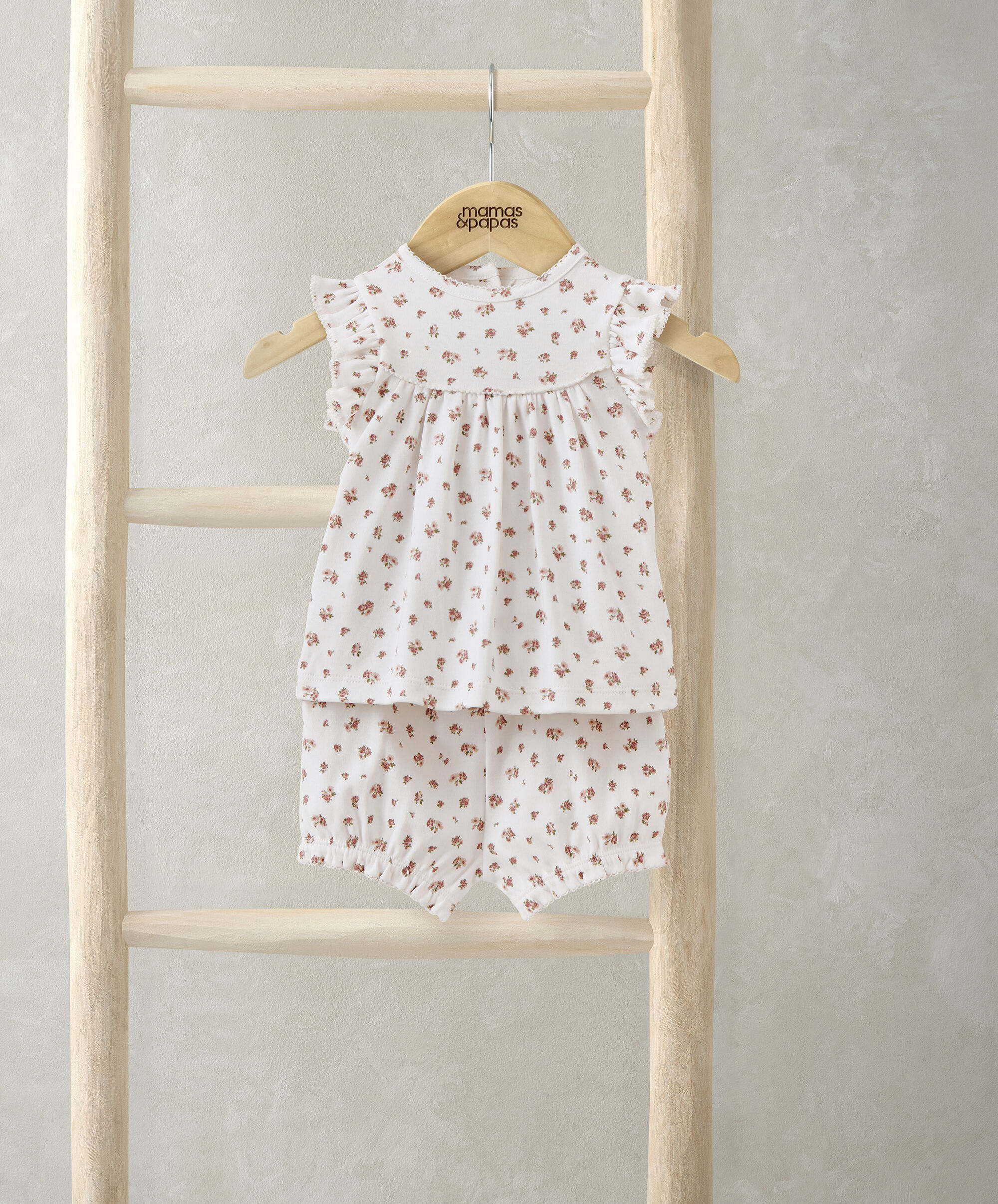 Rose Print Short Pyjamas  image number 1