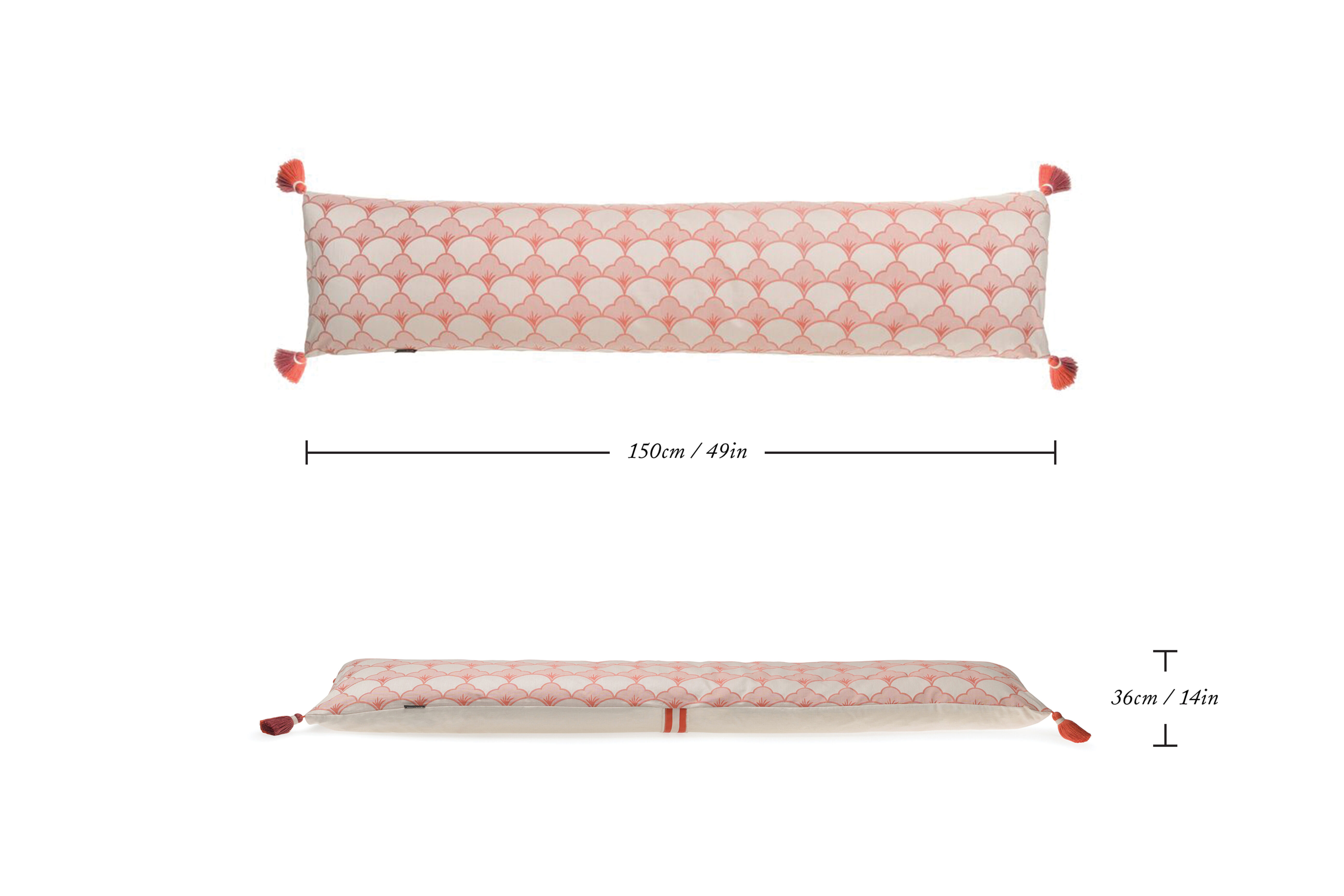 DockATot Cosset Supportive Body Pillow - Scallop Jacquard image number 5