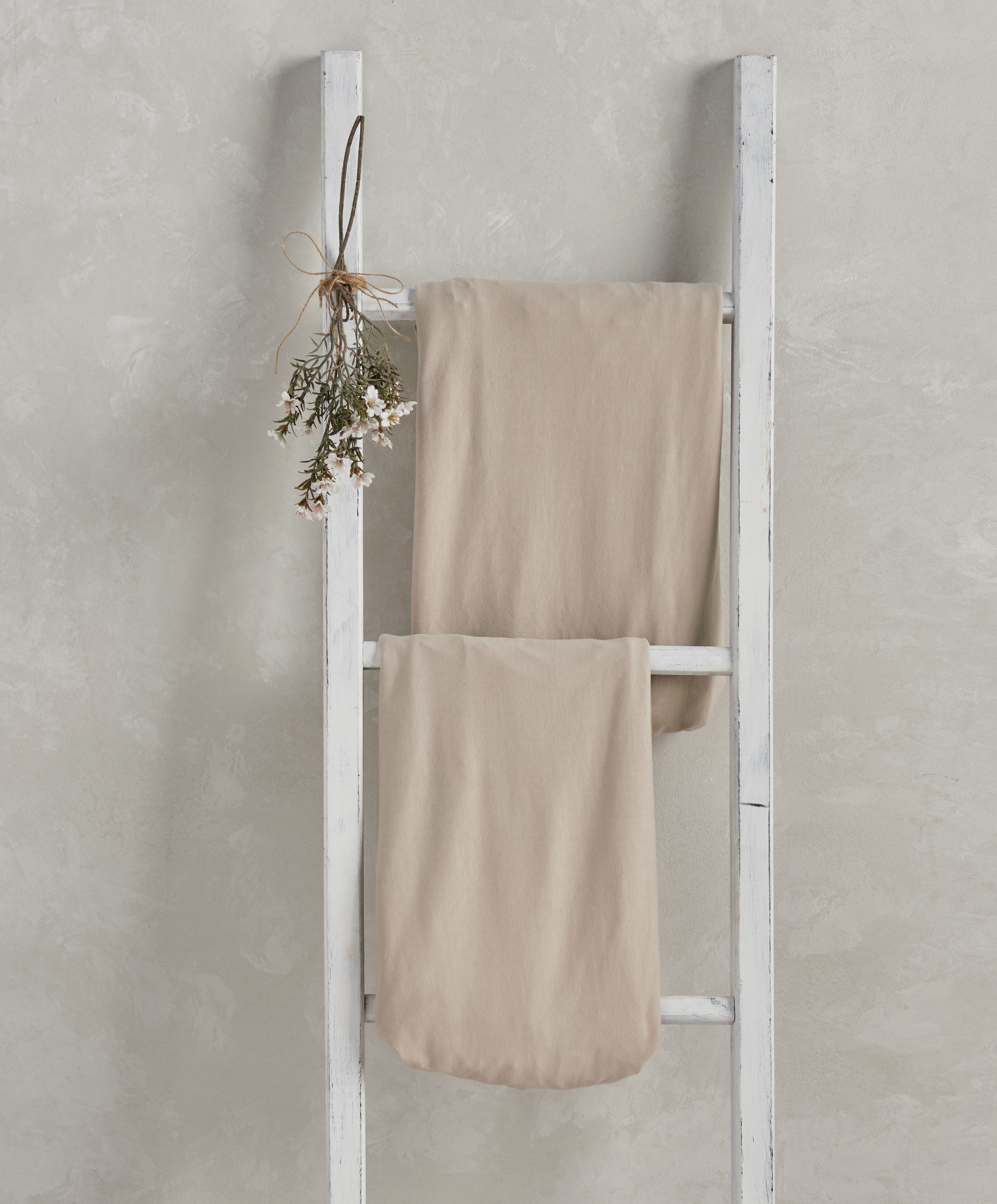 2 Cotbed Fitted Sheets Mocha - Welcome to the World Duckling