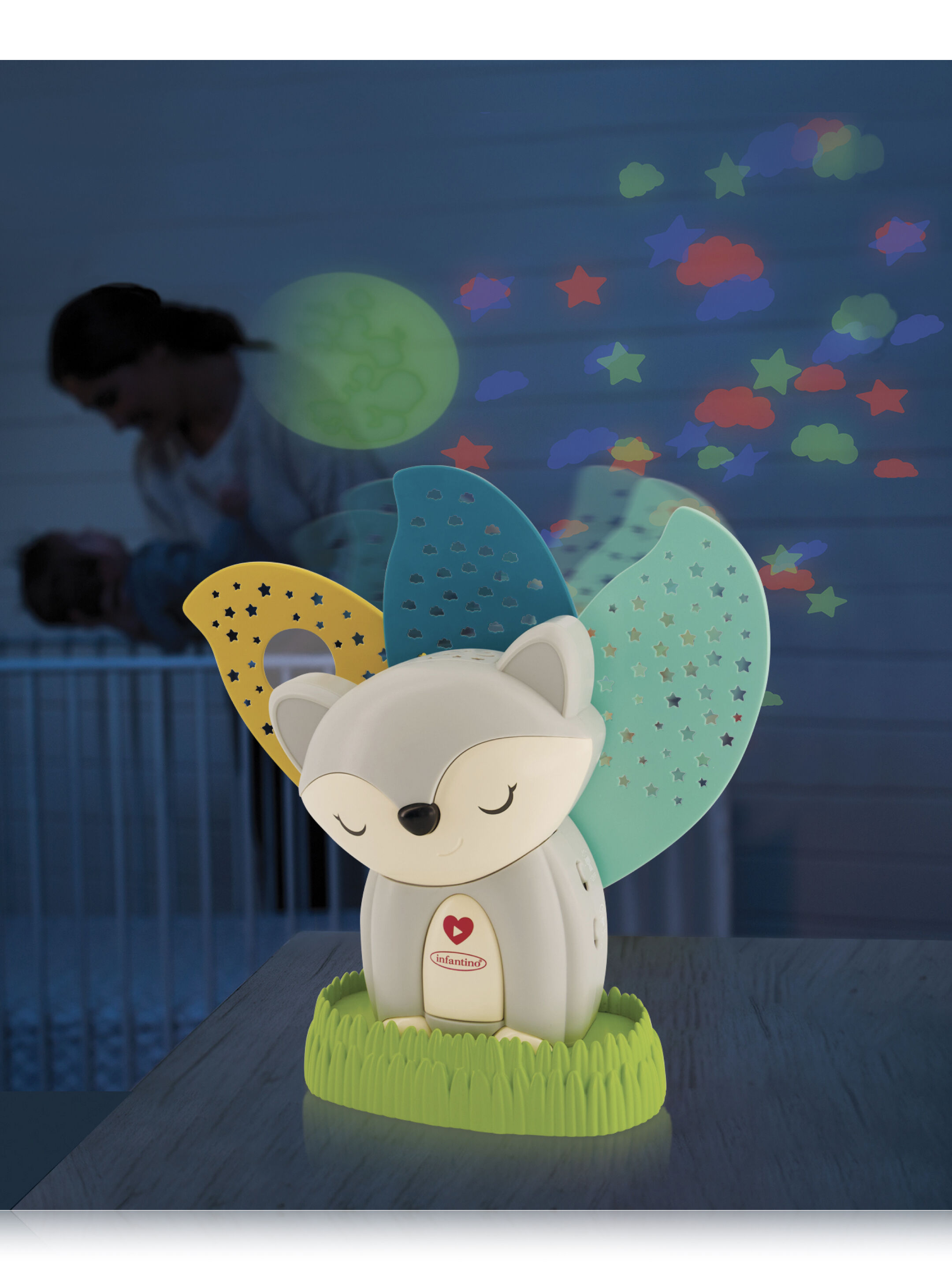 Infantino Musical Soother & Night Light Projector - Fox image number 1