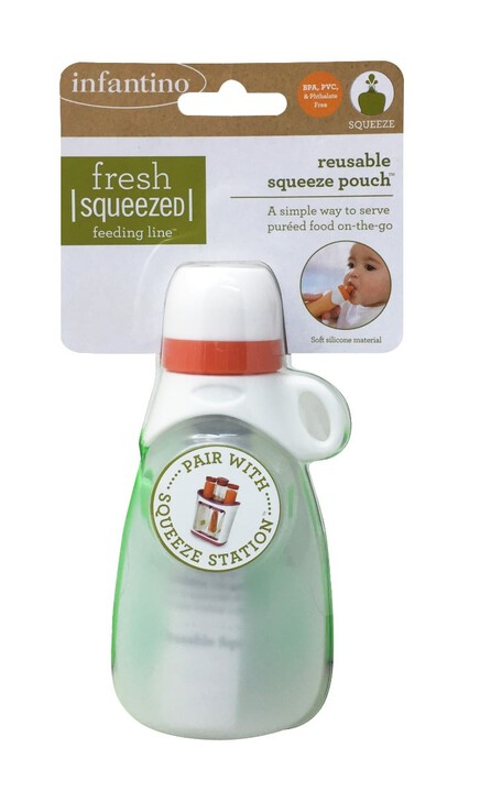 Buy Infantino Reusable Squeeze Pouch Weaning Mamas Papas