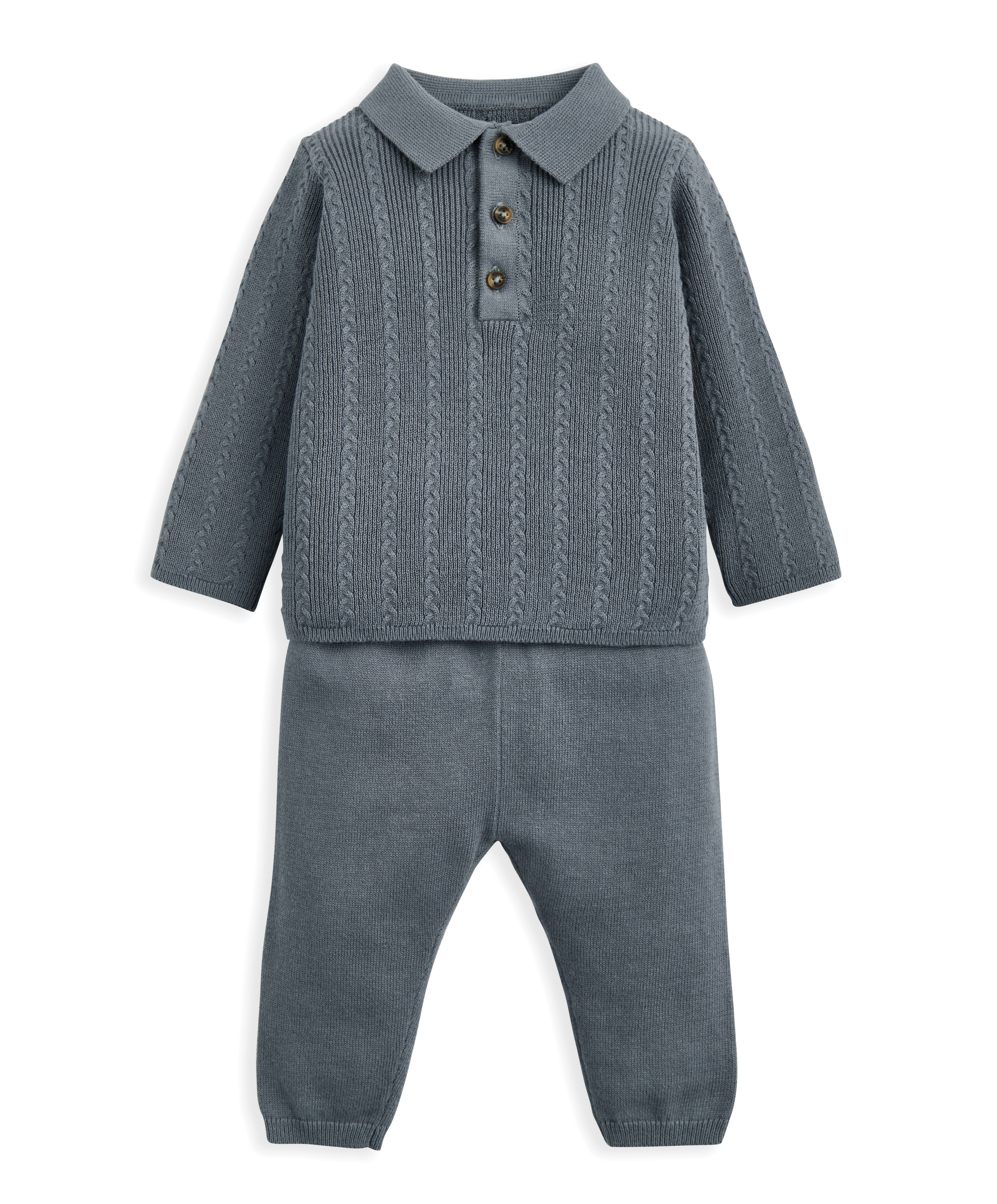 2Pc Cable Knit Set image number 2