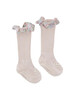 Non-slip Socks Bamboo - Soft Pink with Liberty Ruffle image number 3