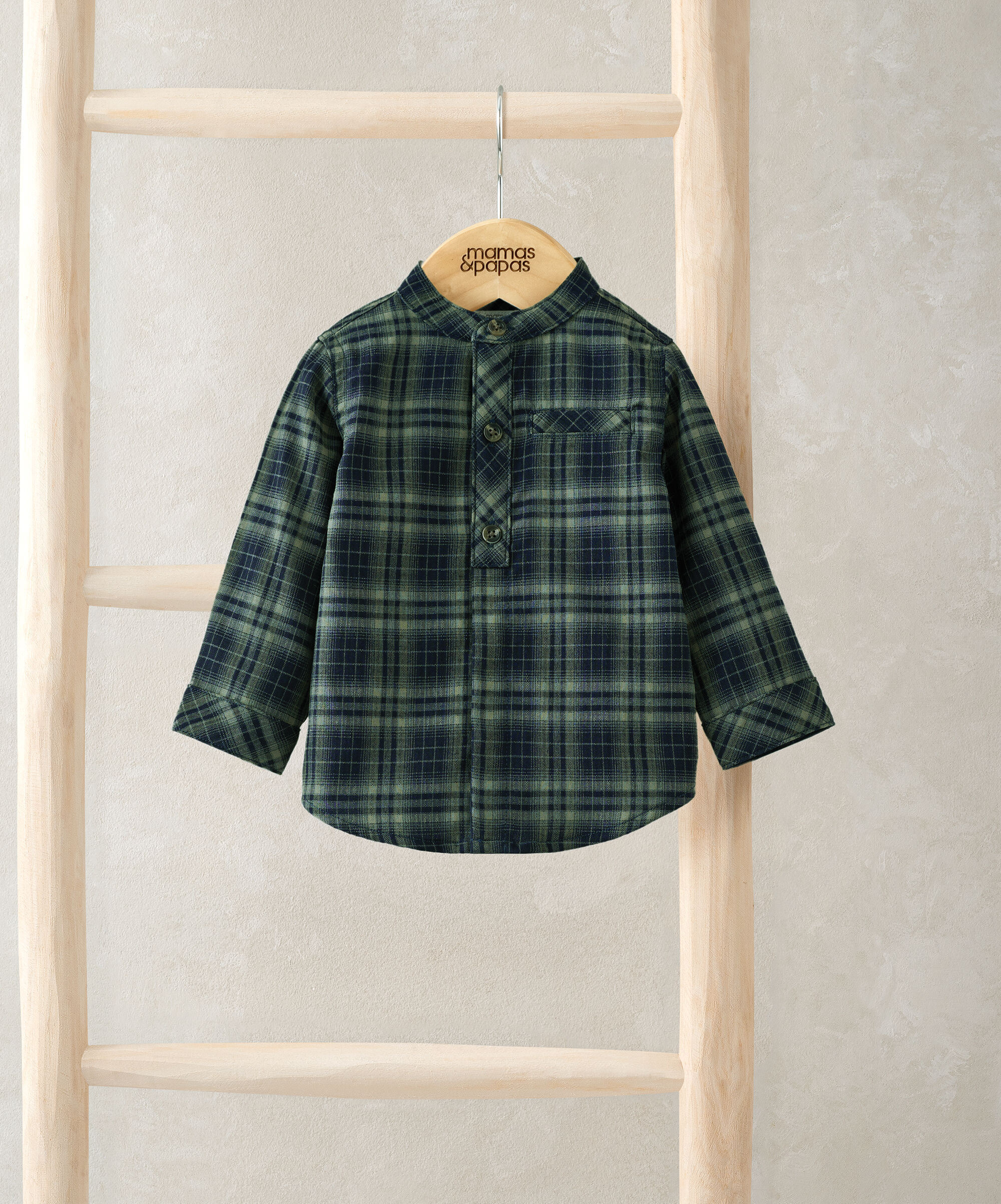 Green Check Shirt image number 1