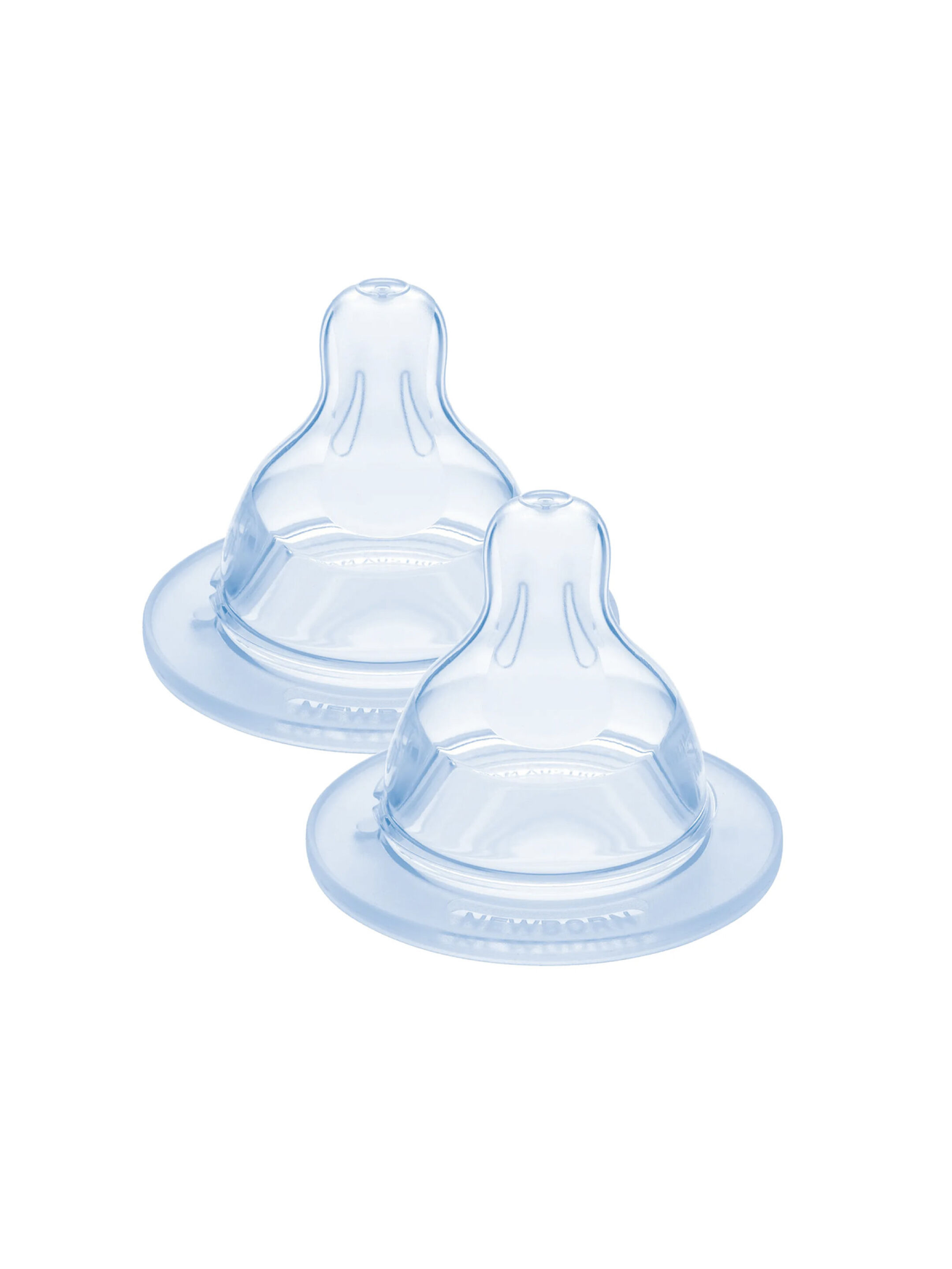 Mam Baby Teat Size X Silicone Teat/Spout - 6 M+ | Clear  Clear  - Pack of 2 image number 1