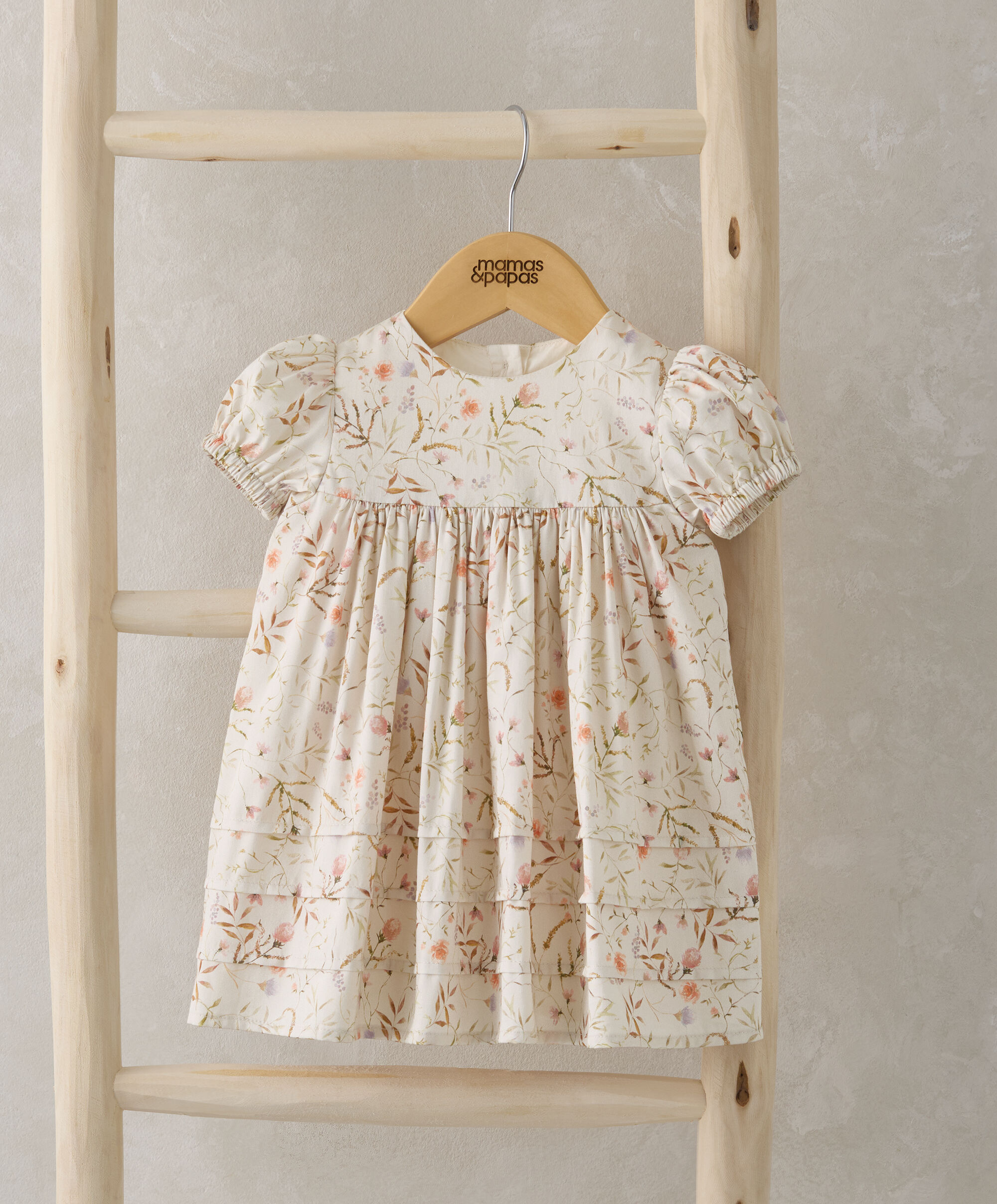 Floral Cotton Sateen Dress