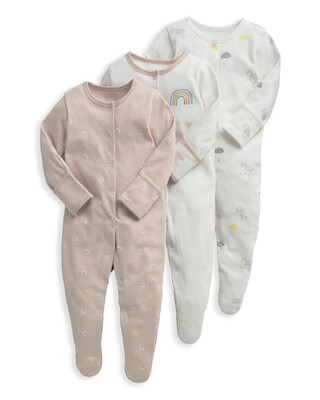 Clouds Sleepsuits 3 Pack
