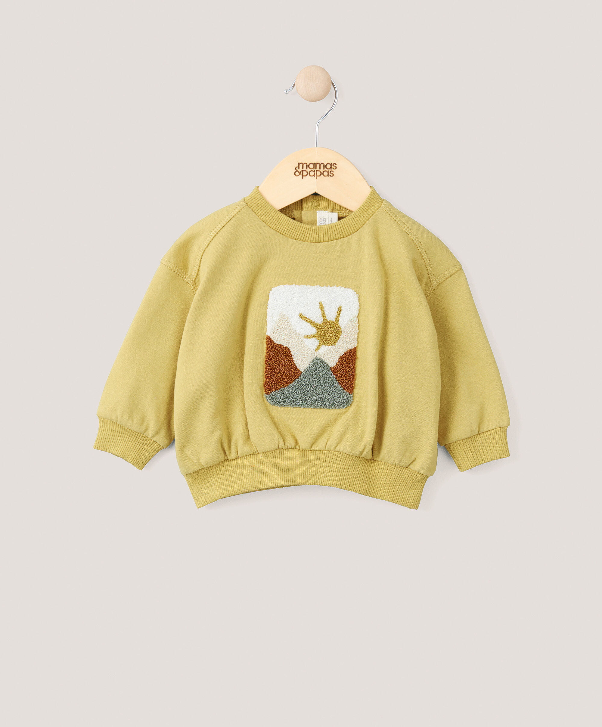 Boucle Sweatshirt - Mustard image number 1