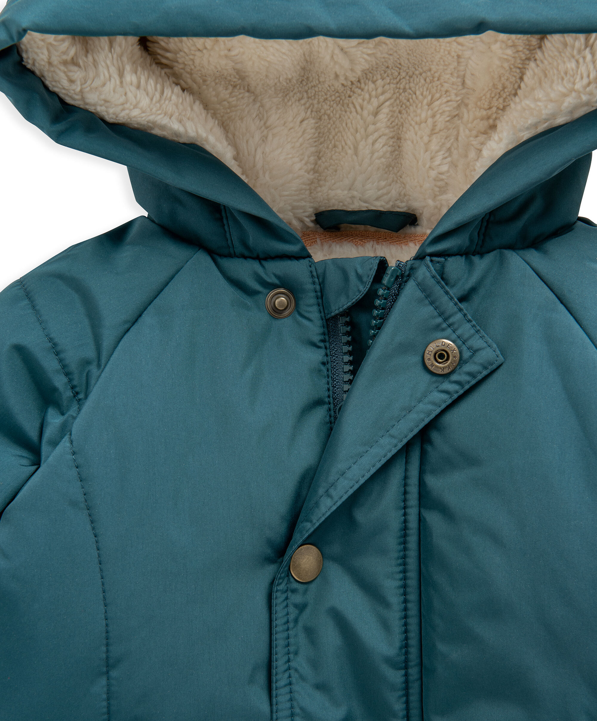 Green Puffa Coat image number 3