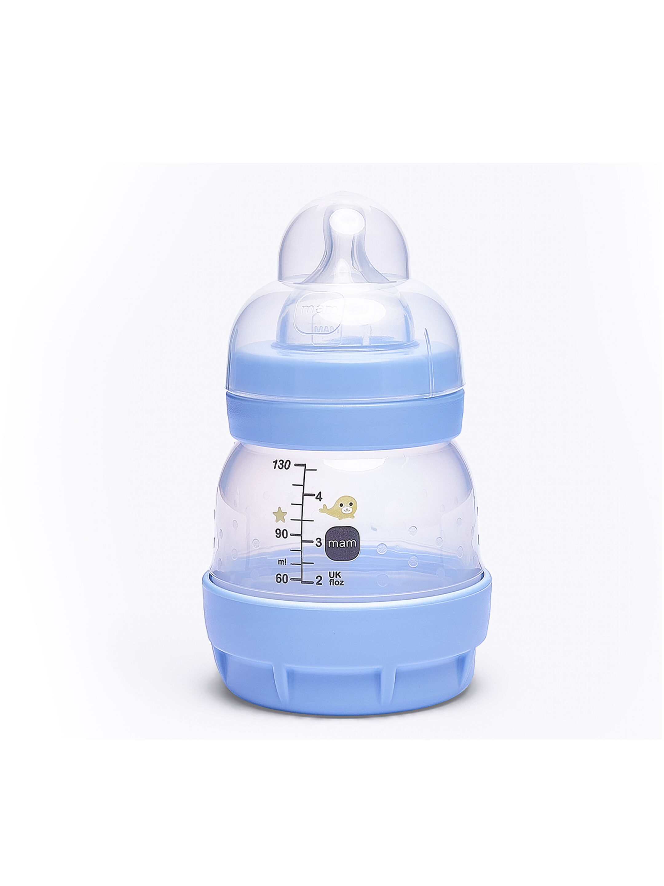 Mam Baby Easy Start Anticolic Starter Set Silicone Flexible Set - 0 M+ | Sealife Blue - Pack of 3 image number 3