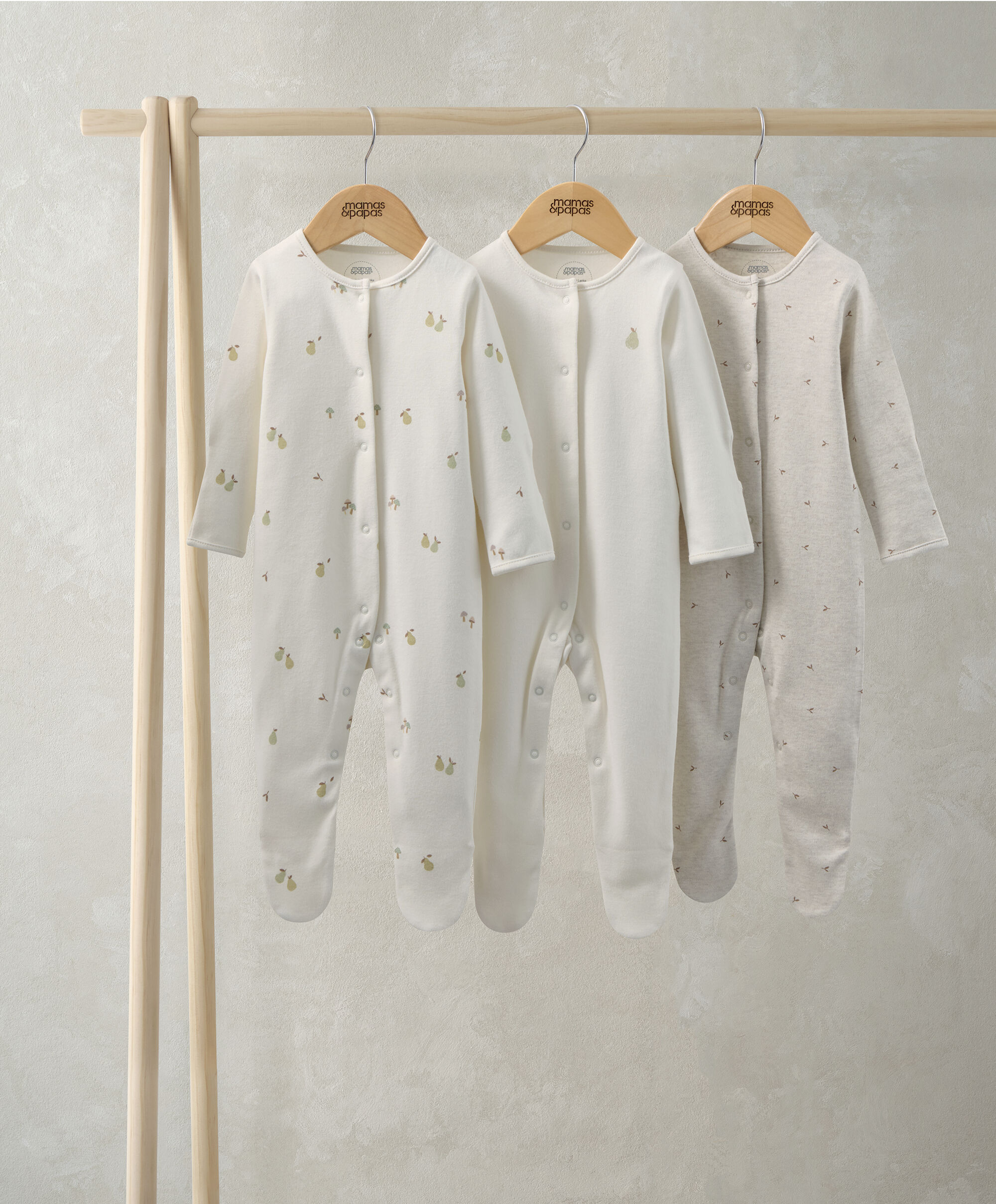 Pears Sleepsuits (Pack of 3) 