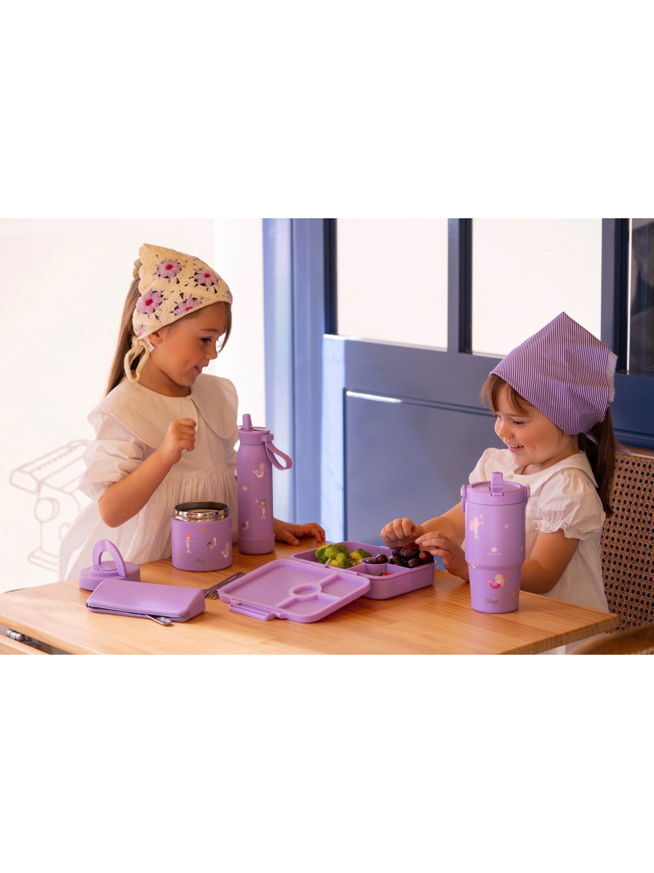 Citron Stainless Steel Cutlery with Pouch - Purple image number 7