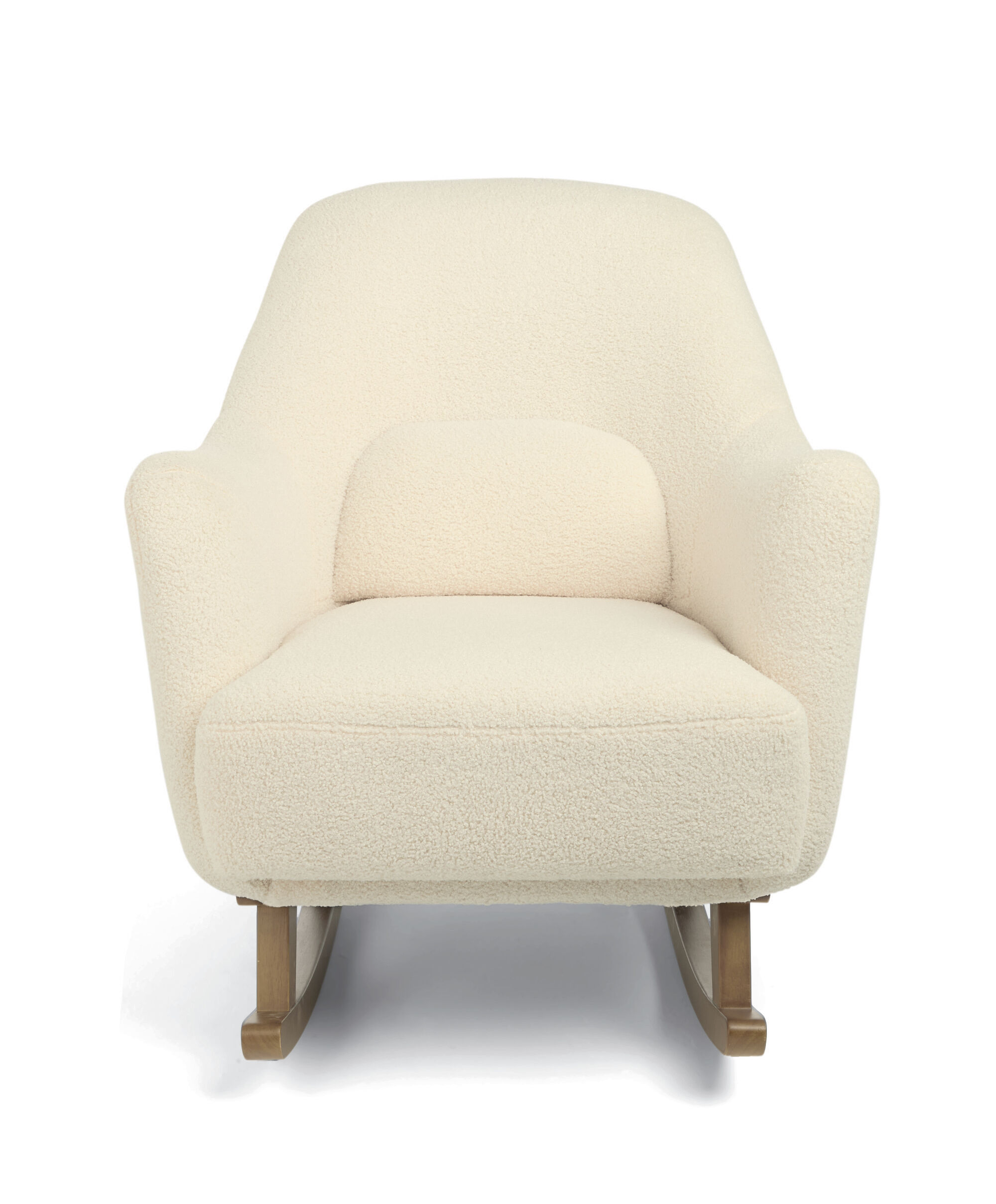 Penrose Nursing Chair & Stool - Off White Boucle image number 3