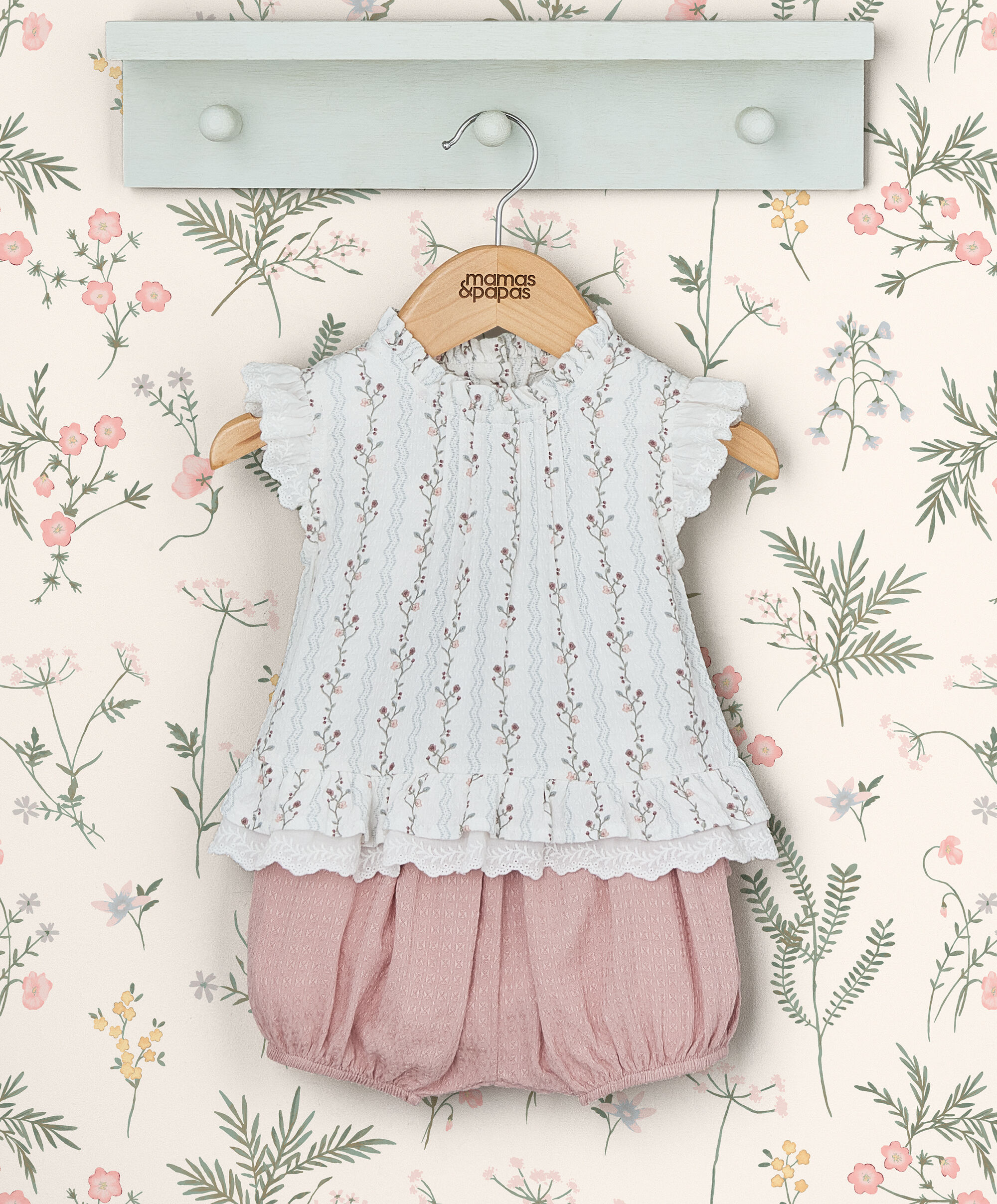 2 Piece Blouse & Bloomer Set image number 1