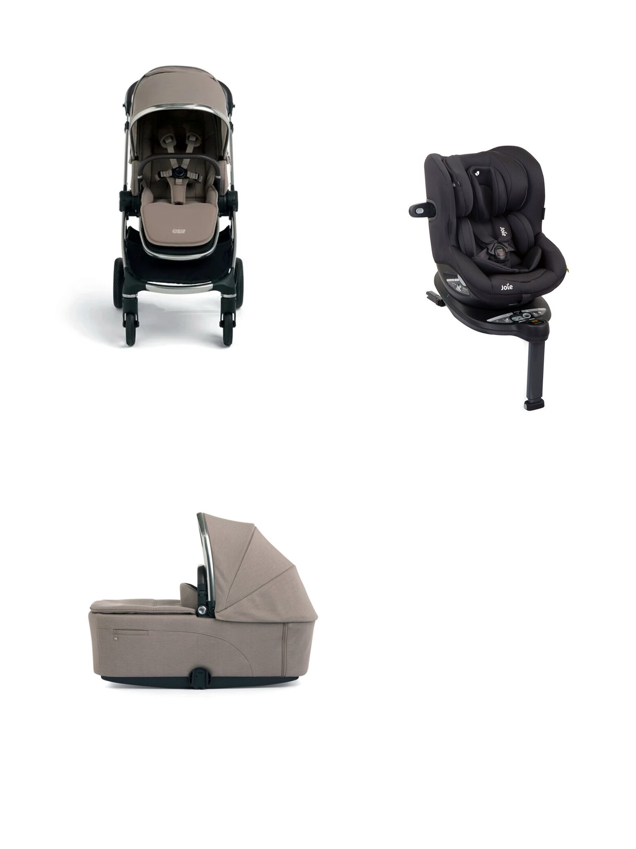 Vardo Heritage Pushchair 3 Piece Bundle with Joie Car Seat Coal image number 5