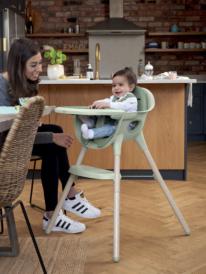 Baby Bug Pebble with Eucalyptus Juice Highchair image number 4