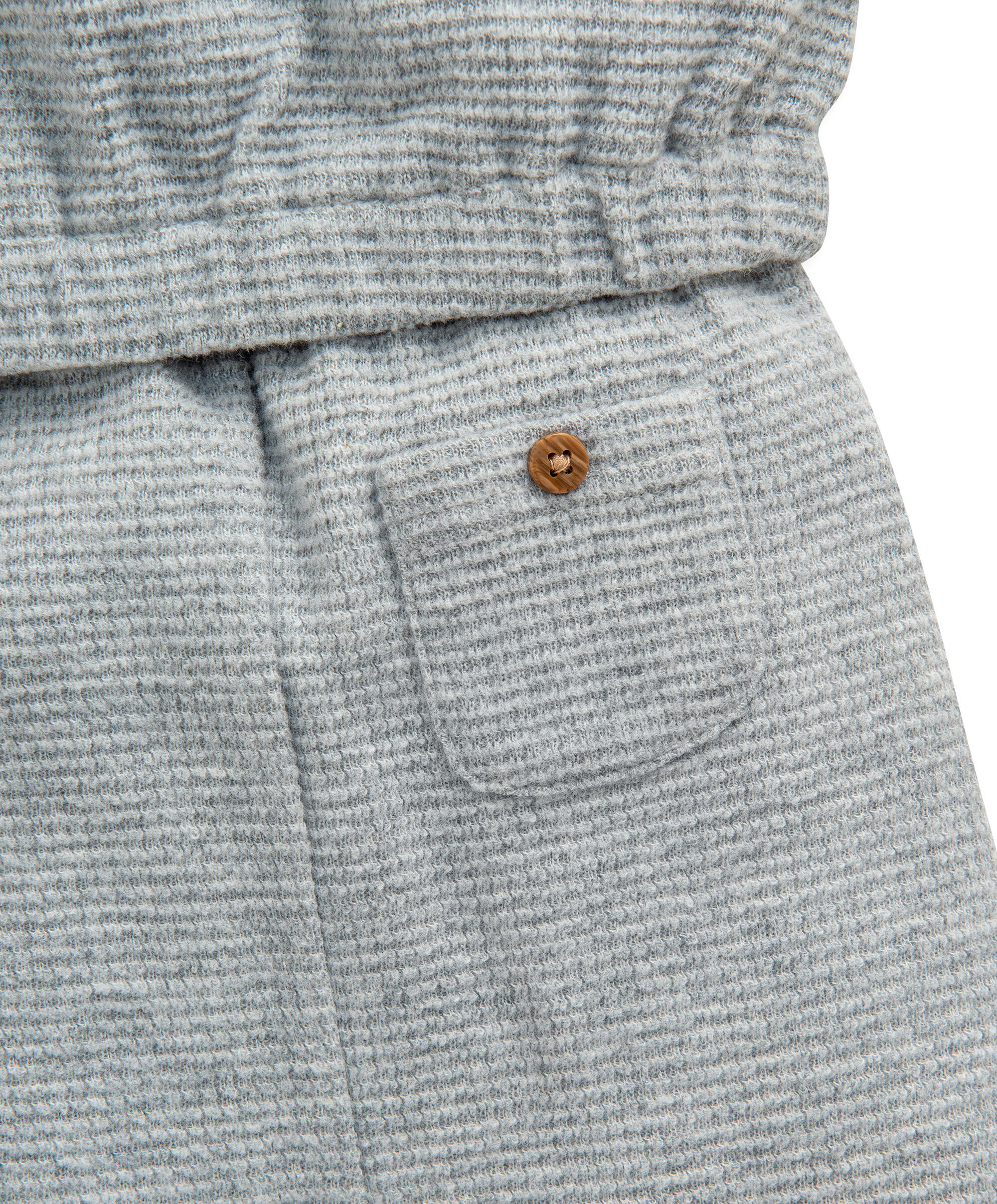 Grey Brushed Waffle Set image number 5