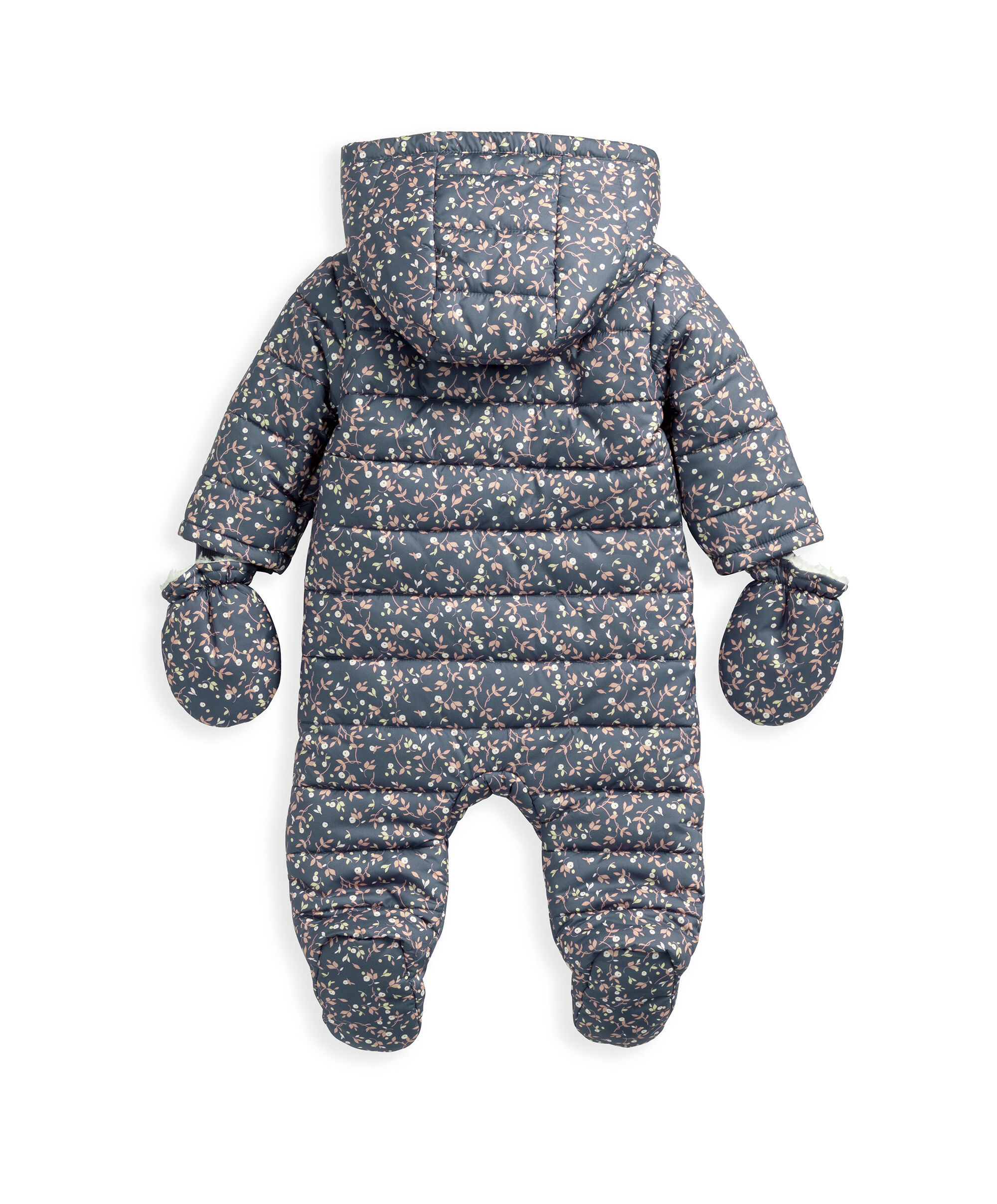 Floral AOP Snowsuit image number 3