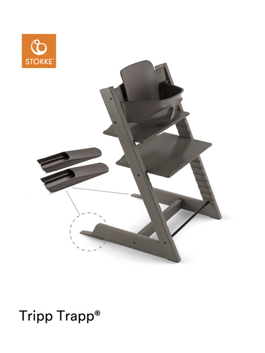 Stokke Tripp Trapp Chair with Free Baby Set - Hazy Grey image number 4