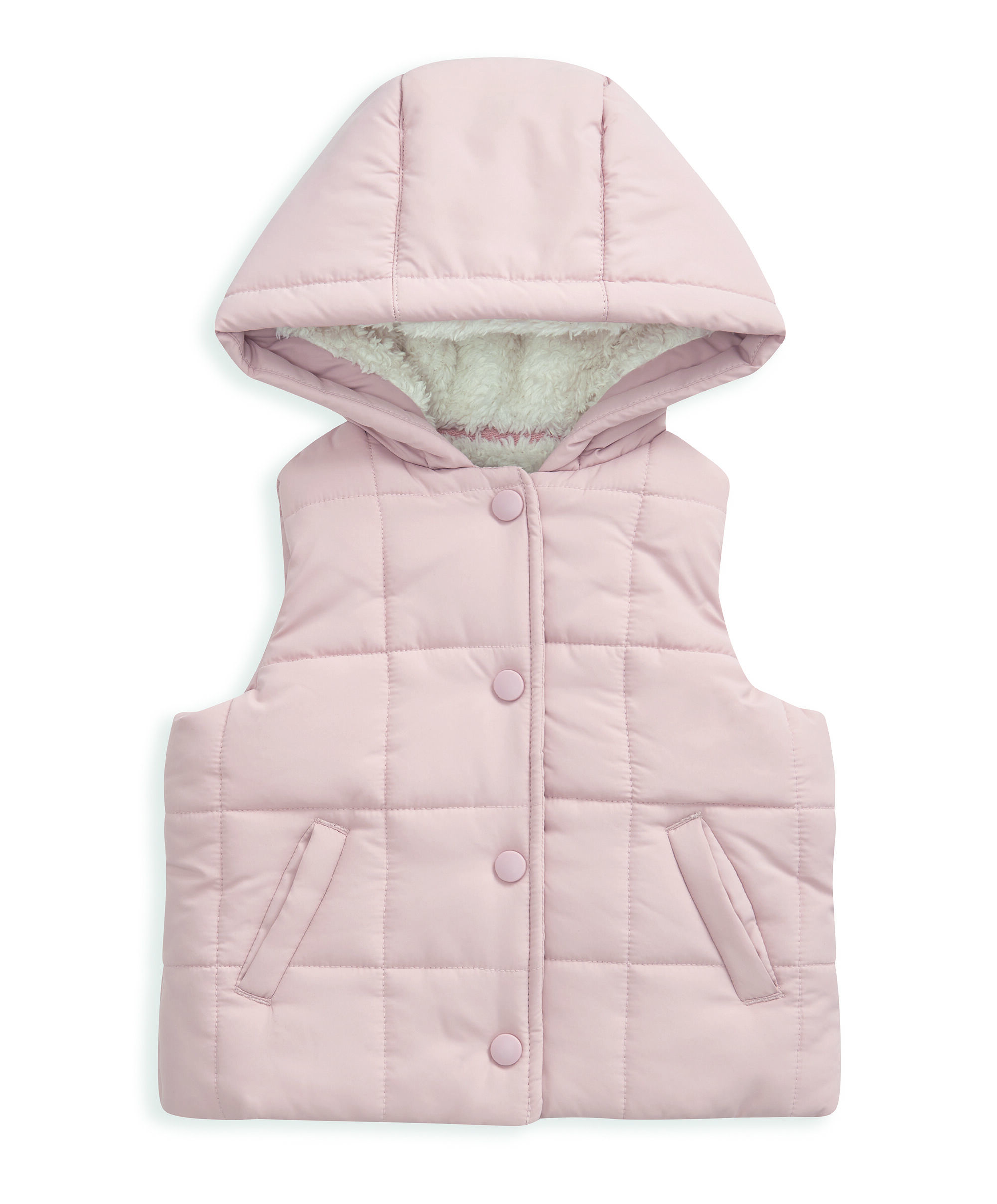 Padded Gilet Pink Hooded Gilet River Island Girls Padded Hooded