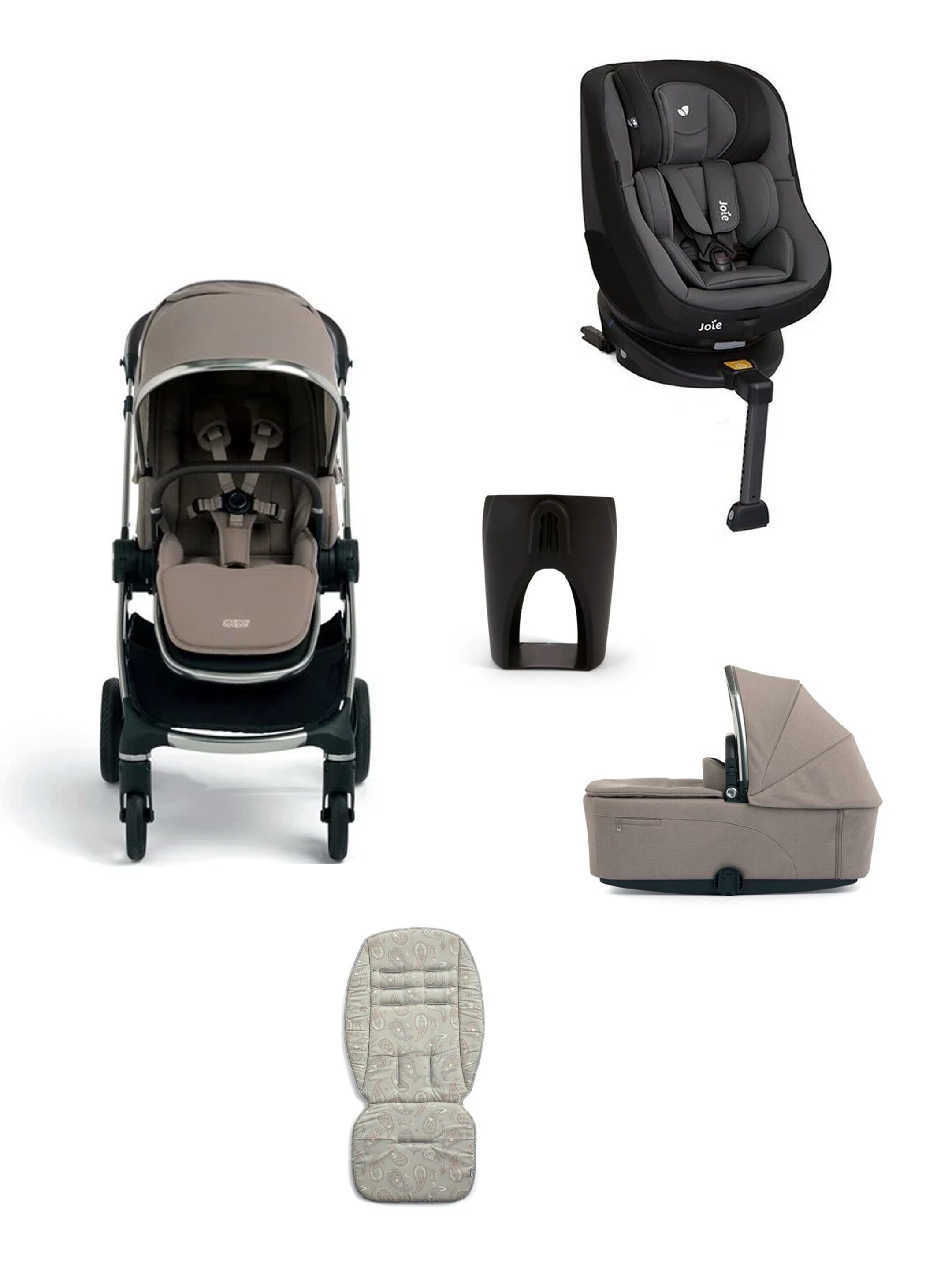 Vardo Heritage Pushchair 5 Piece Bundlewith Joie Car Seat image number 1