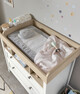 Harwell 3 Piece Cot, Dresser Changer and Premium Dual Core Mattress Set - White image number 12