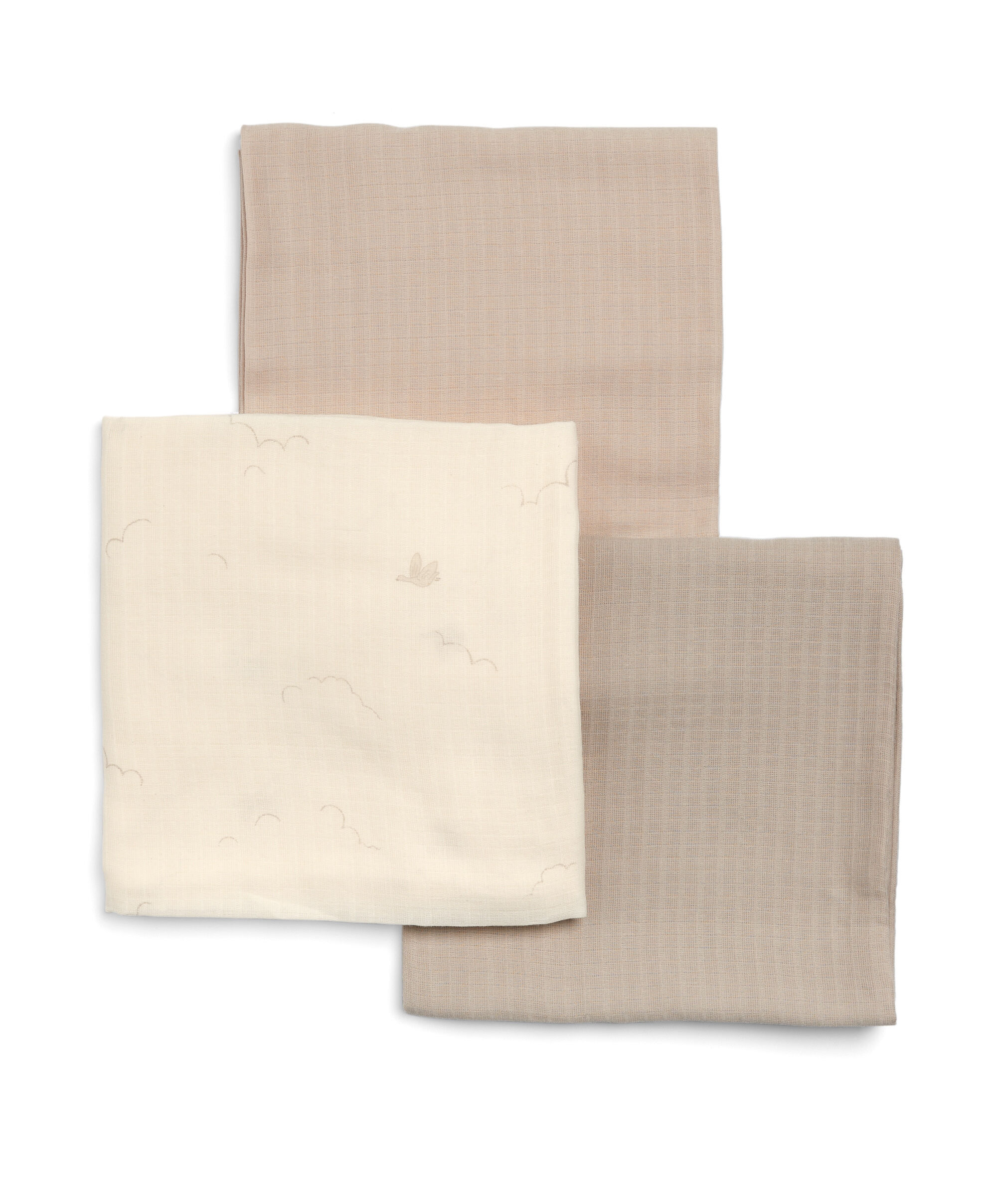 3 Pack Muslin Squares Large - Welcome to the World Duckling image number 2
