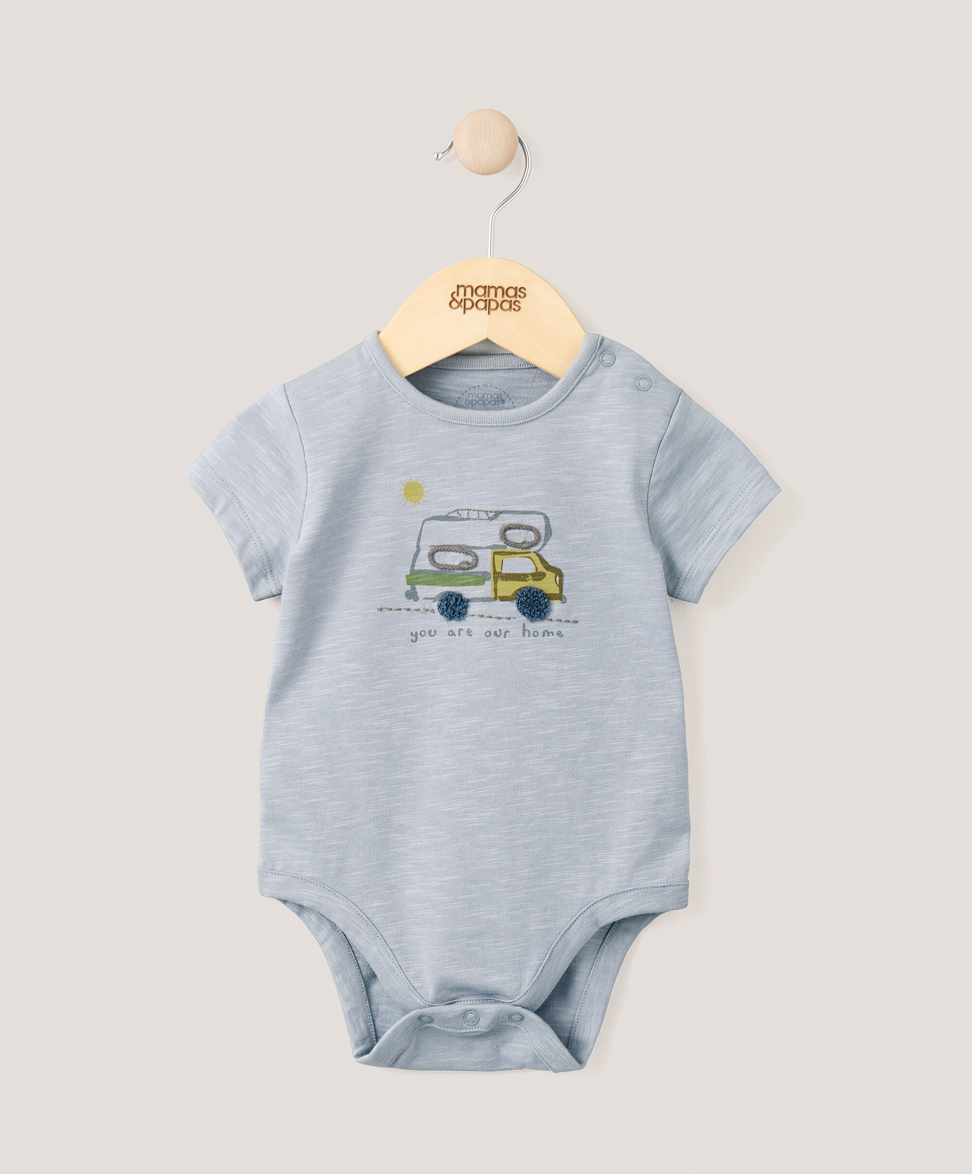 You Are Our Home Bodysuit - Blue image number 1