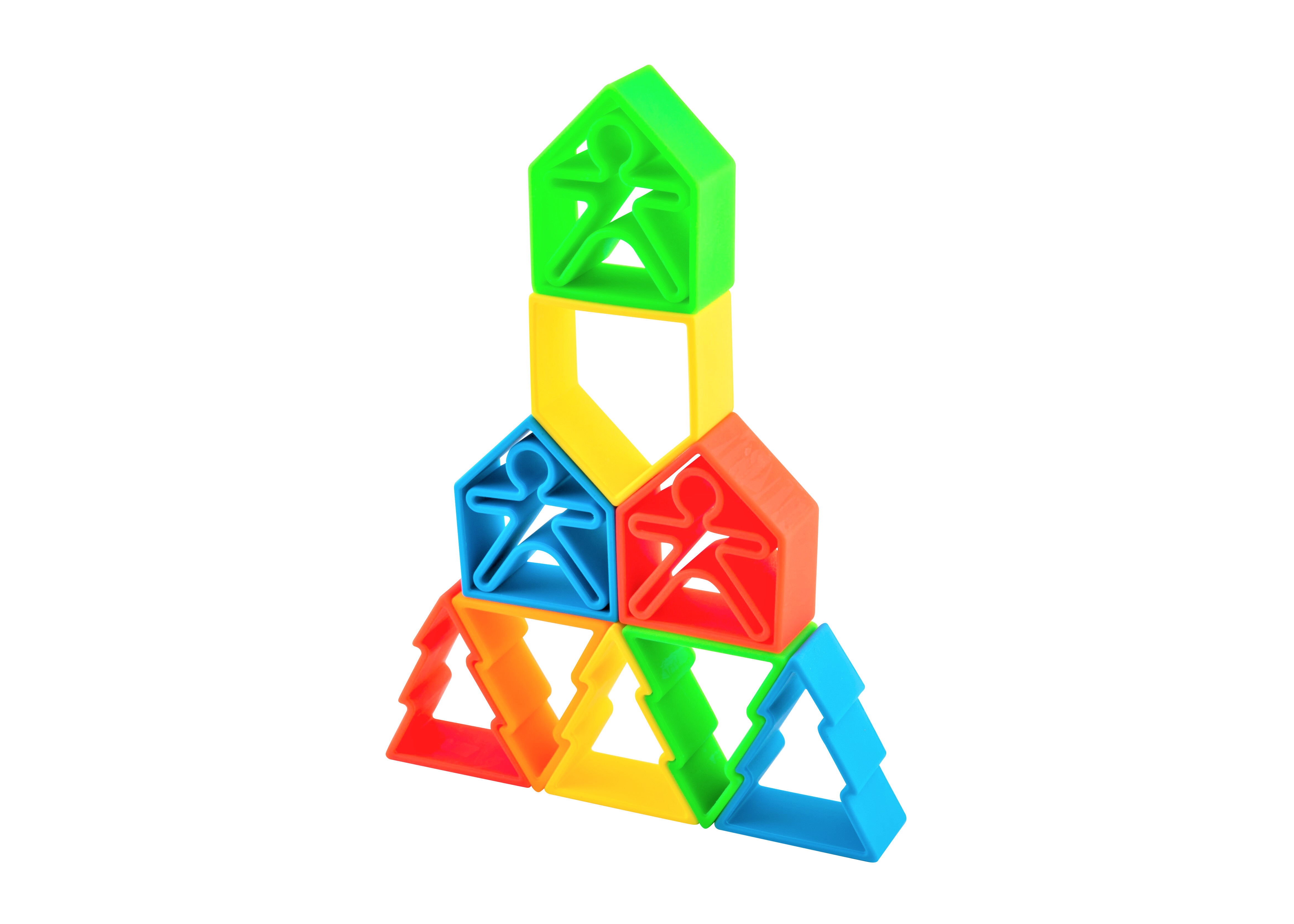 Dena 6 Kids + 6 Houses + 6 Trees Neon image number 5