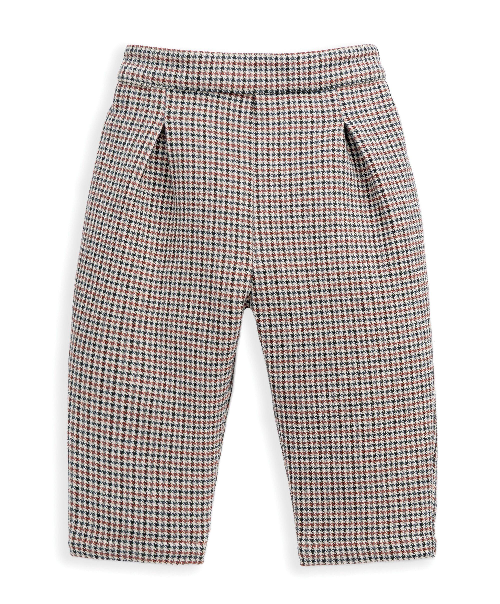 Grey Smart Check Trousers image number 2