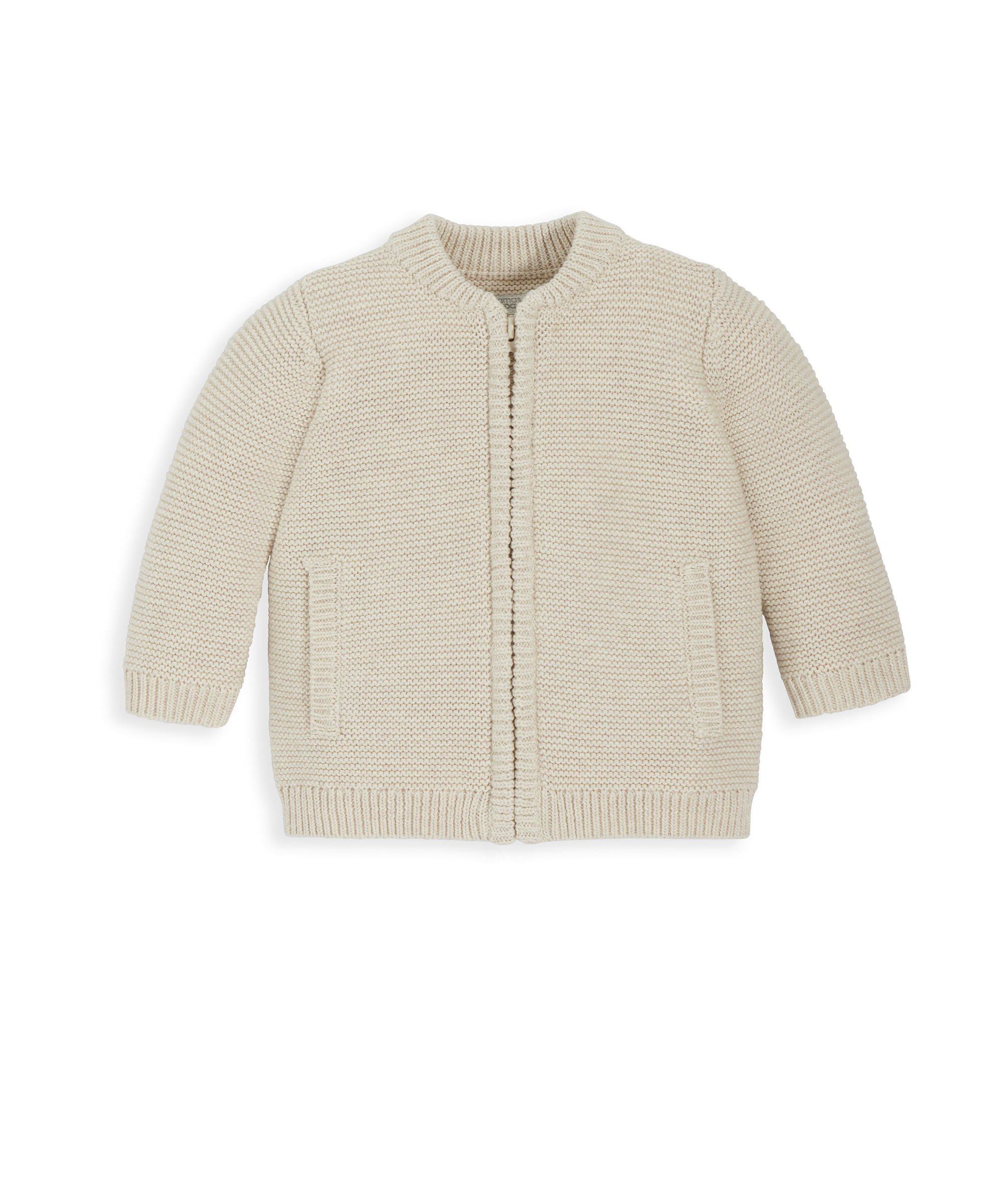 Oatmeal Knit Cardigan image number 1