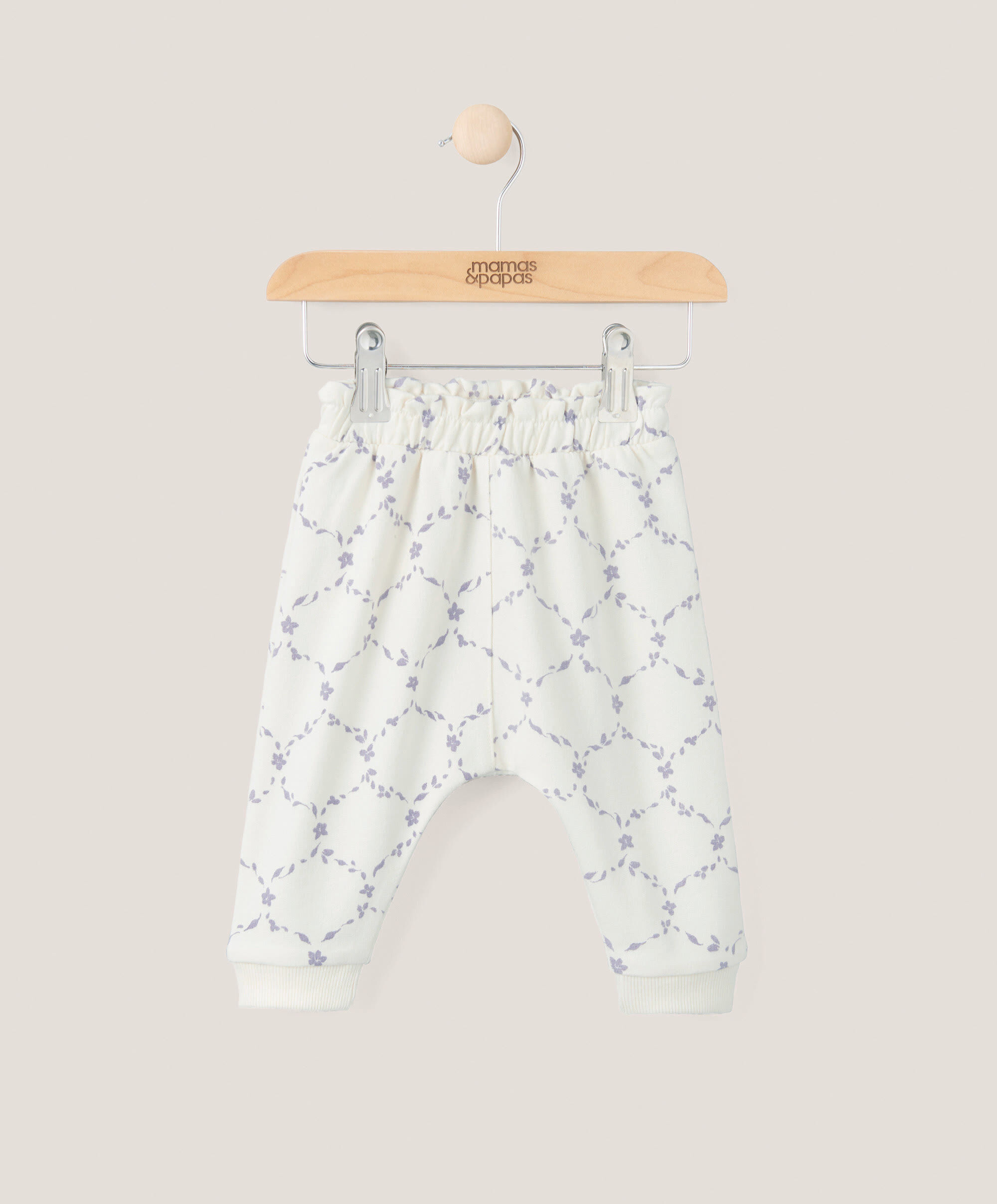 Trellis Print Joggers image number 1